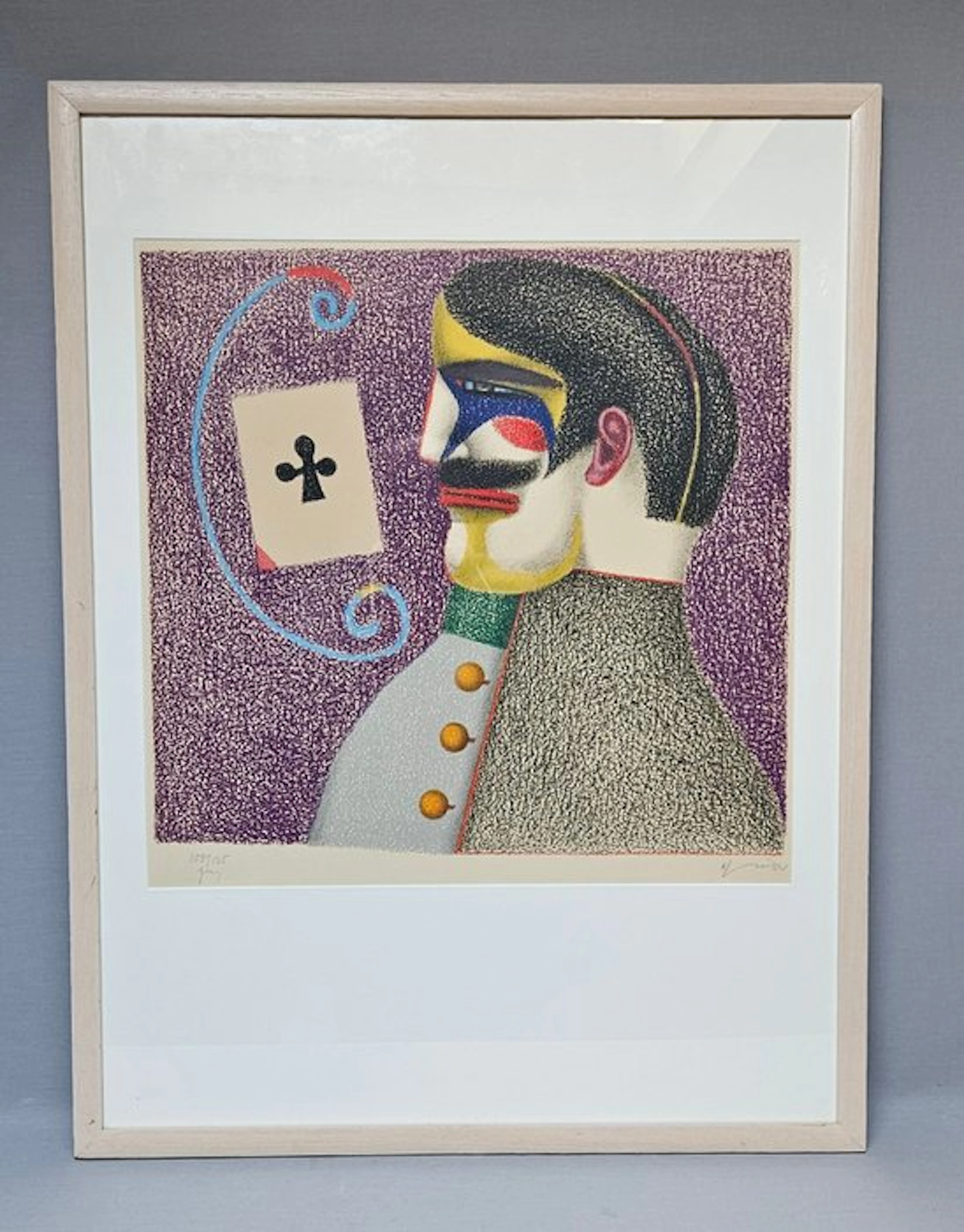 Richard Lindner (1901–1978) - Ace / Homme à l'As de Trèfle (1975)