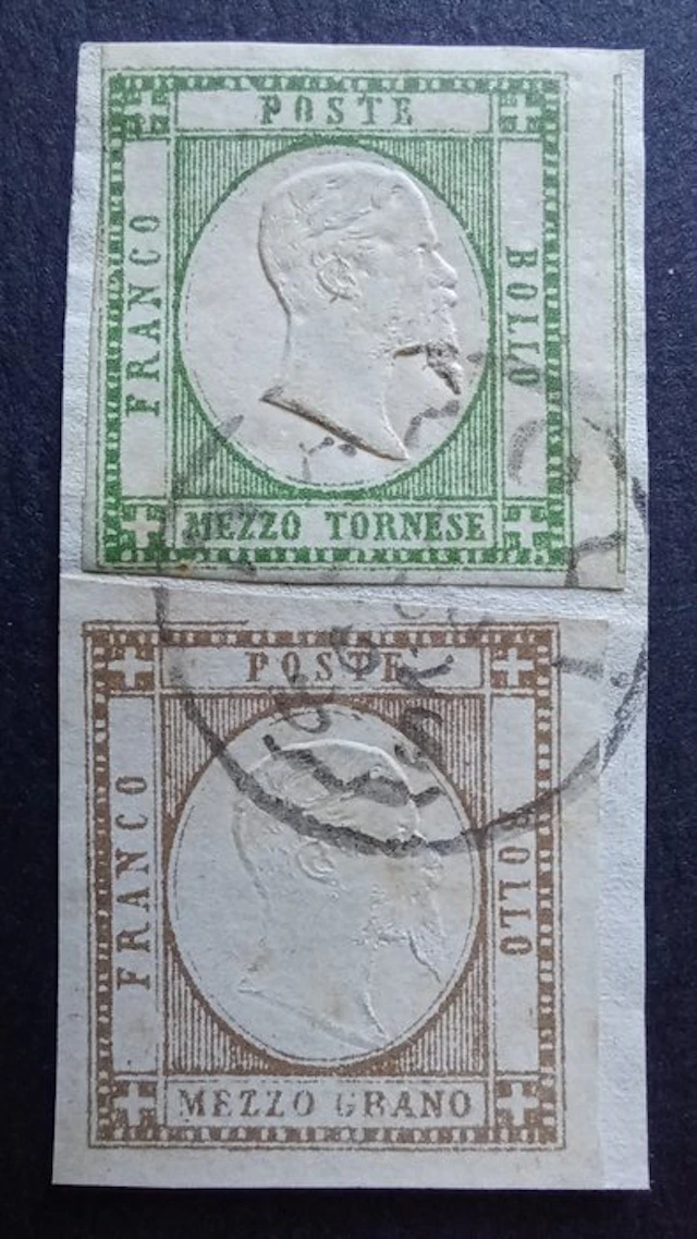 Italian Ancient States - Naples - 1/2 tornese + 1/2 grano...