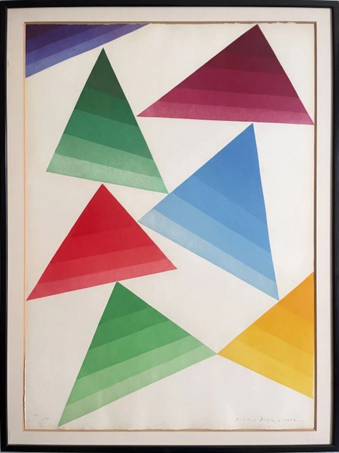Piero Dorazio (1927-2005) - Triangoli
