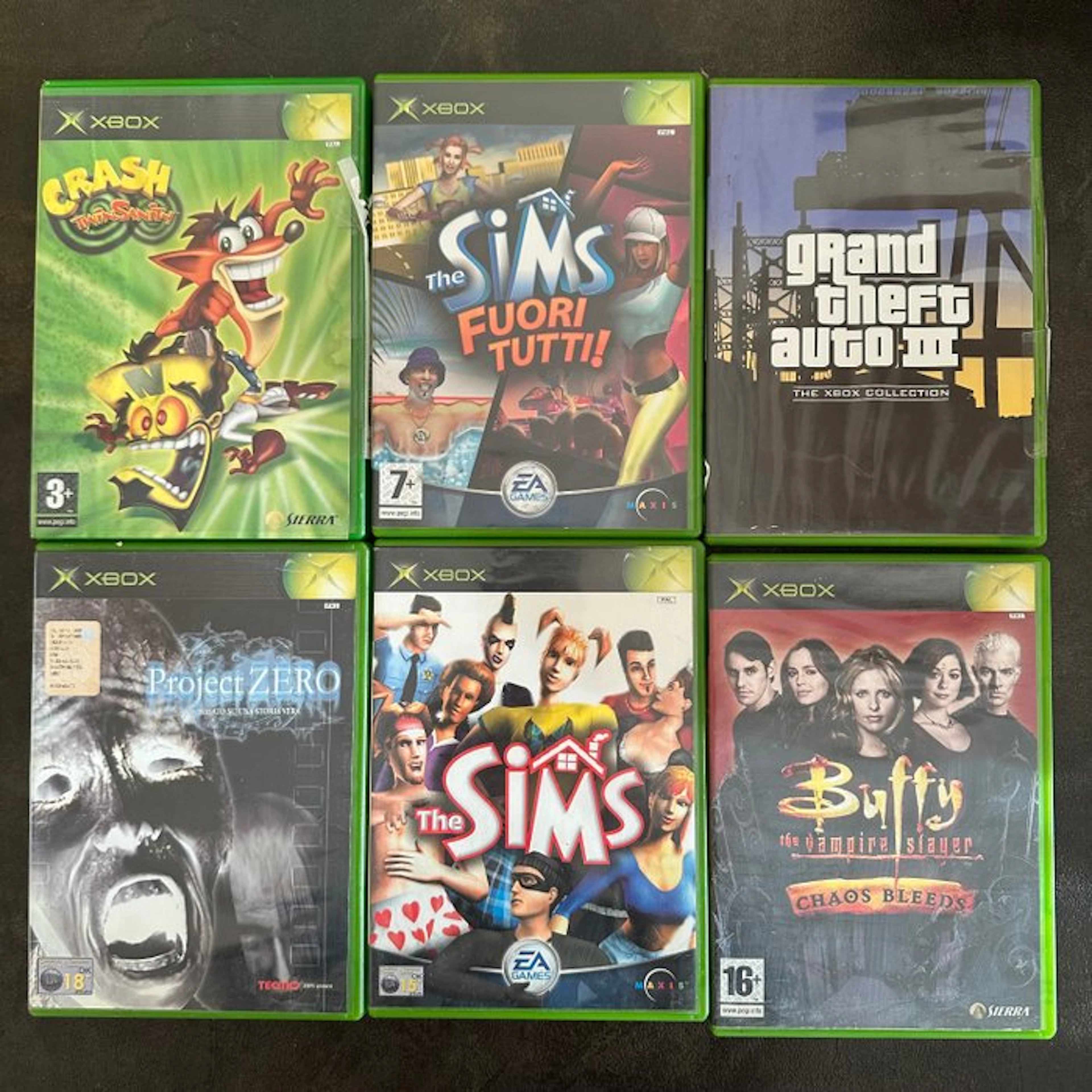 Microsoft - Xbox original - Lot of 6 Original Xbox Games PAL ITA - Video game