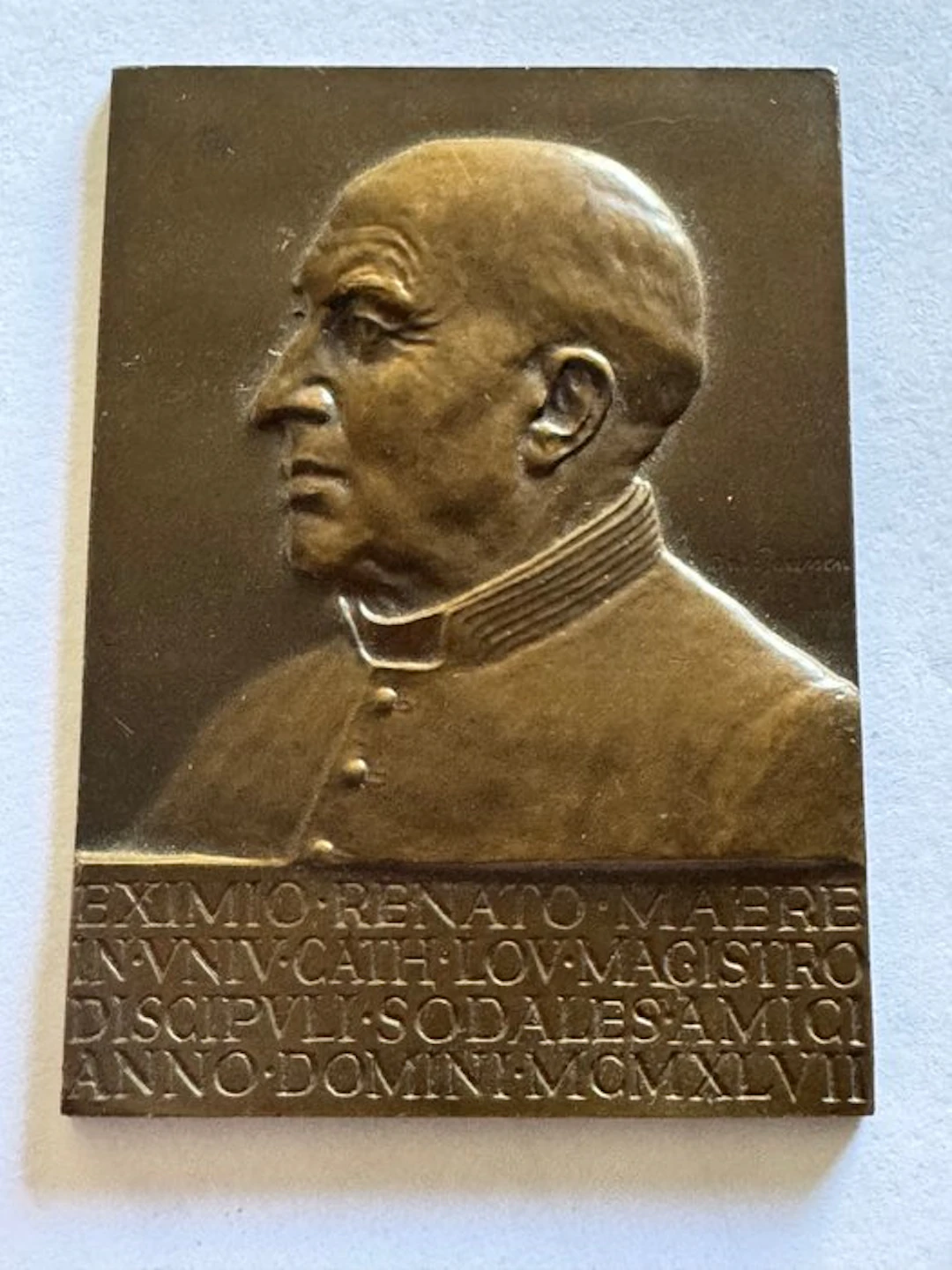 Belgium. Medal Löwen Plakette 1947 Renato Maere (No reserve price)