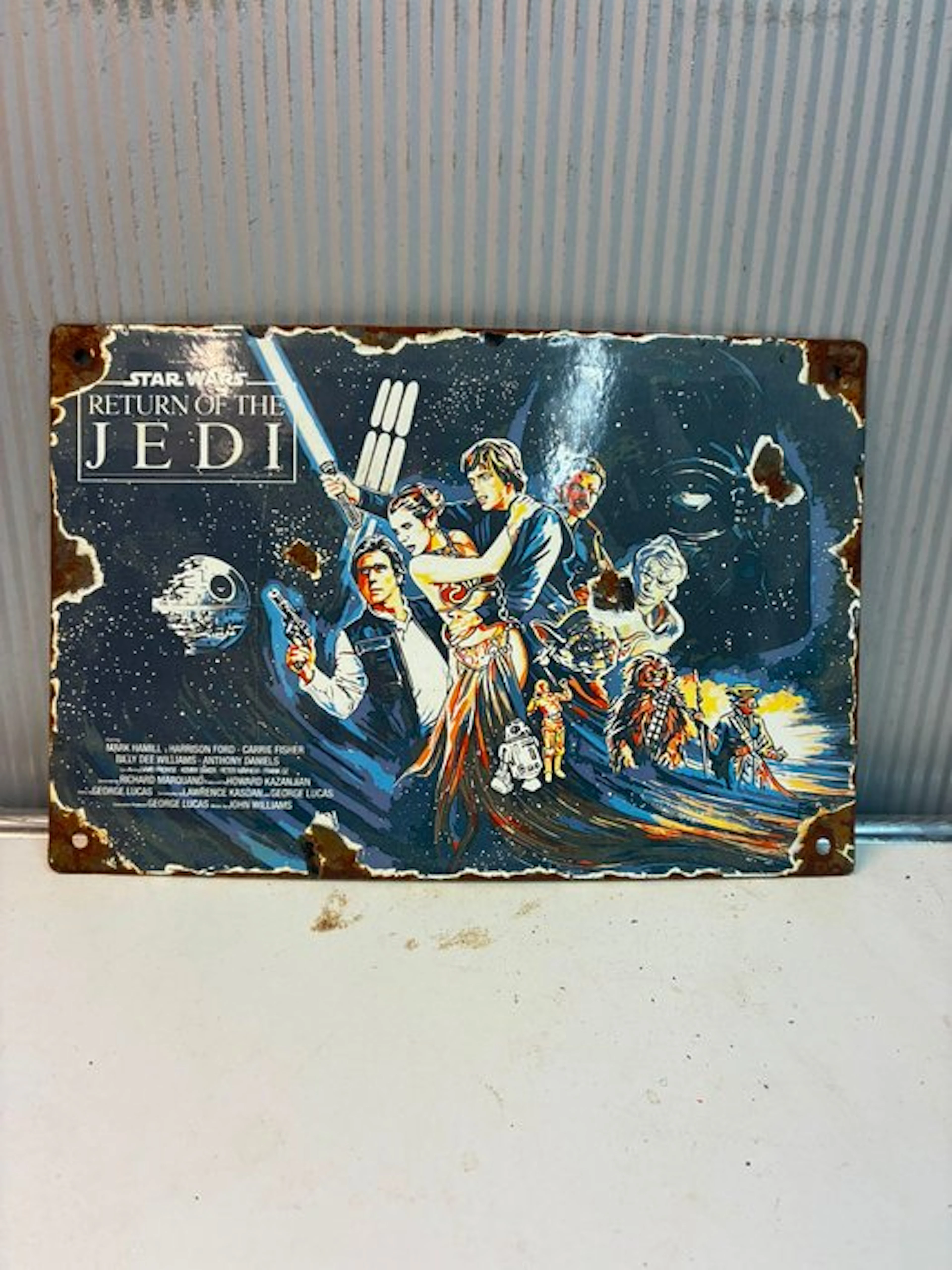 Star Wars – Vintage Filmreclamebord - Enamel sign - Enamel