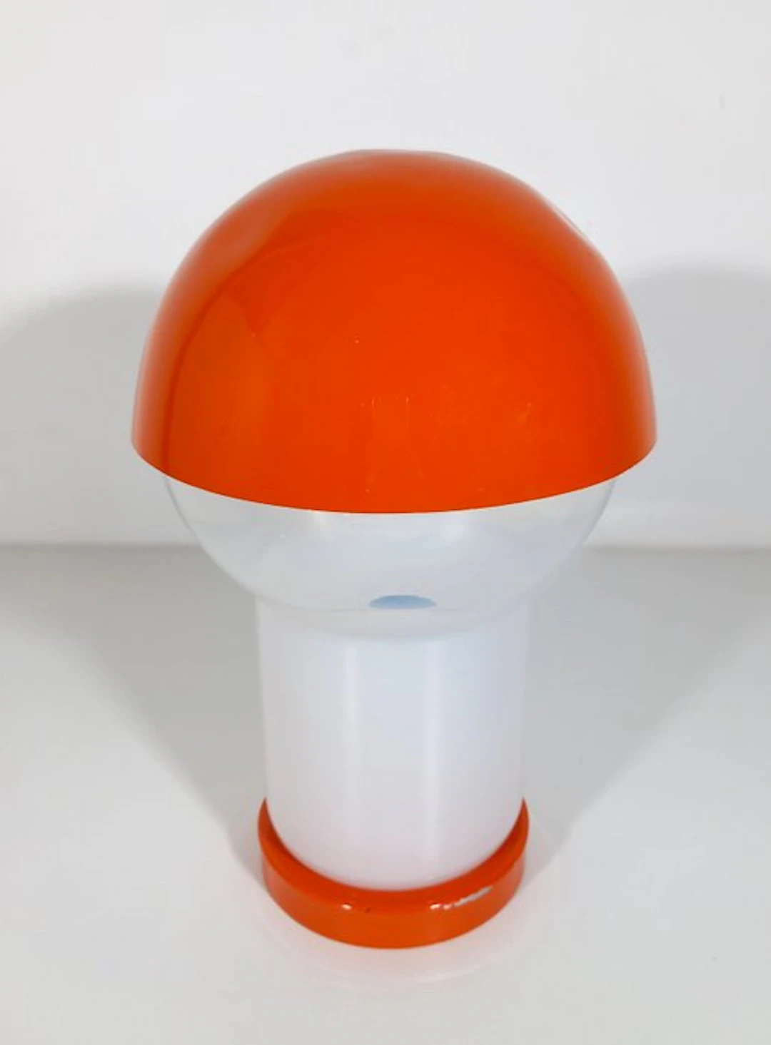 Table lamp - Opaline glass - Space Age 1970 adjustable