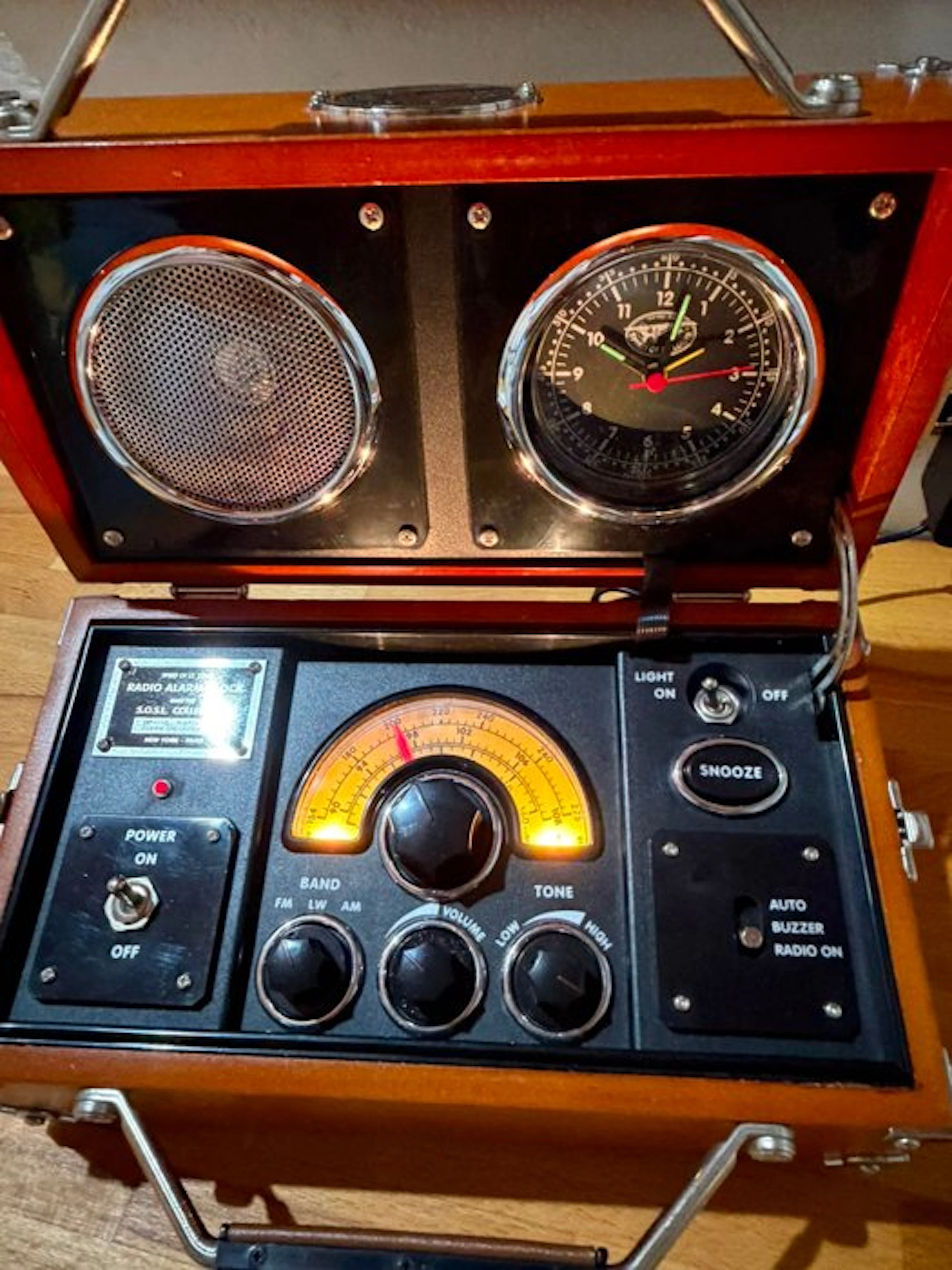Spirit of St.Louis - Radio Alarm Clock S.O.S.L. Collection Portable radio