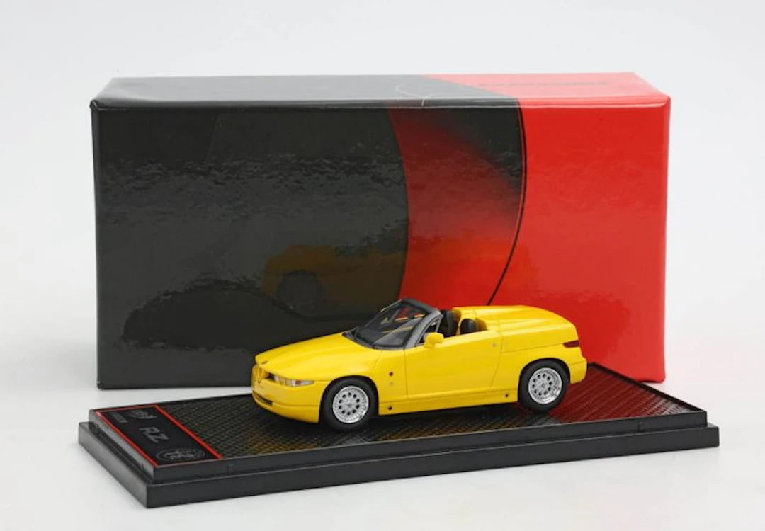 BBR 1:43 - Model sports car - BBR 1:43 - Alfa Romeo RZ Giallo 1989 - Concept43