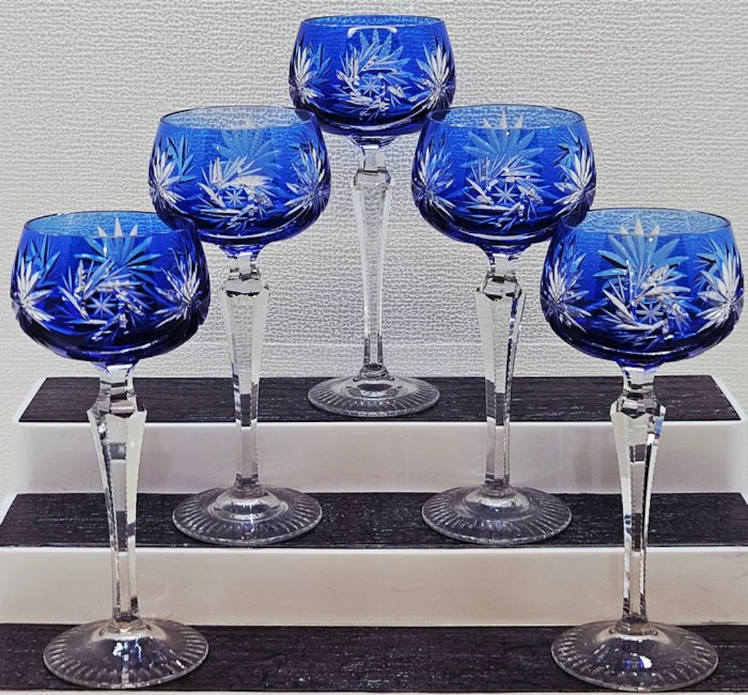 |-❥ (5) x *Elegantes Nachtmann Bleikristallwgläser Set...