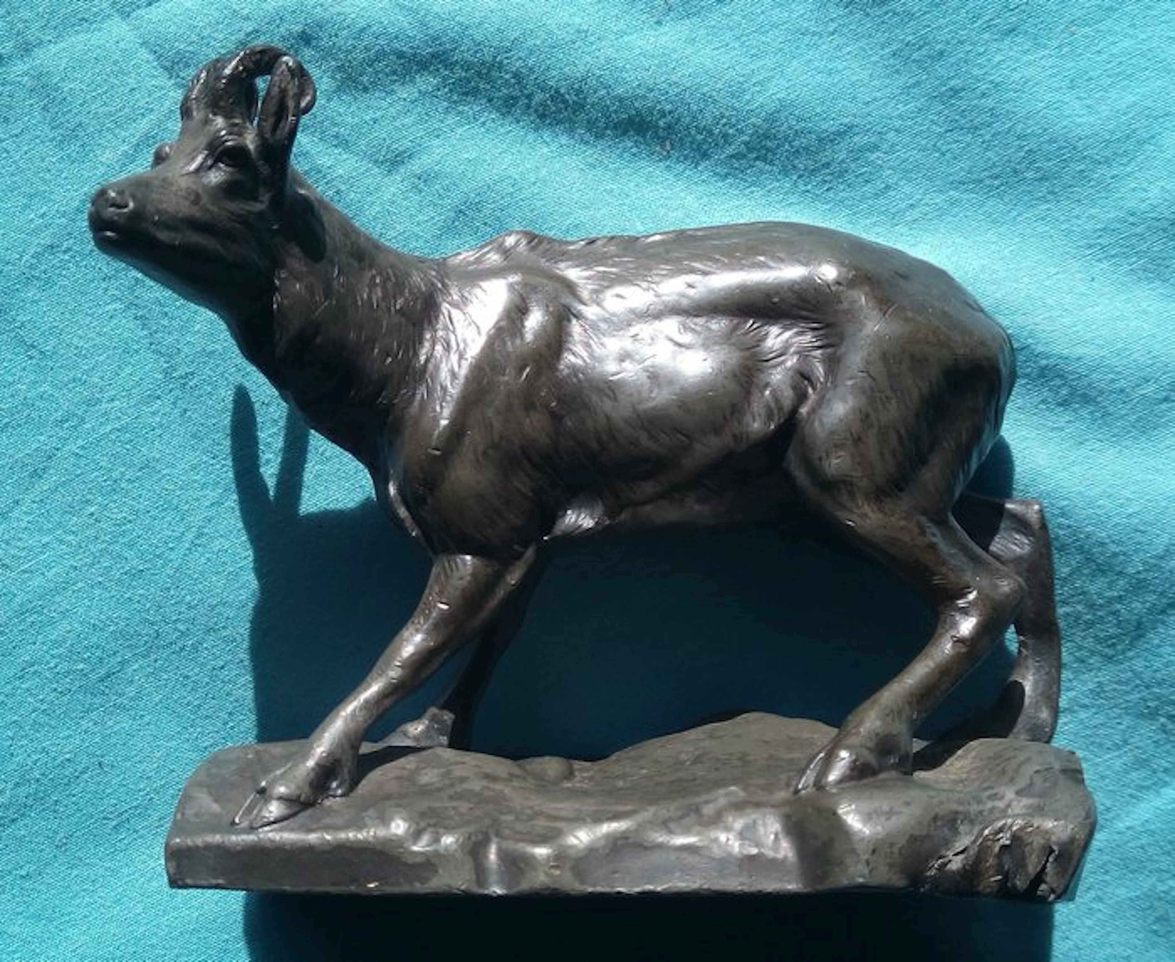 WMF - Figurine - Gemze / Berggeit Fritz Diller ca. 1910 - Silverplated