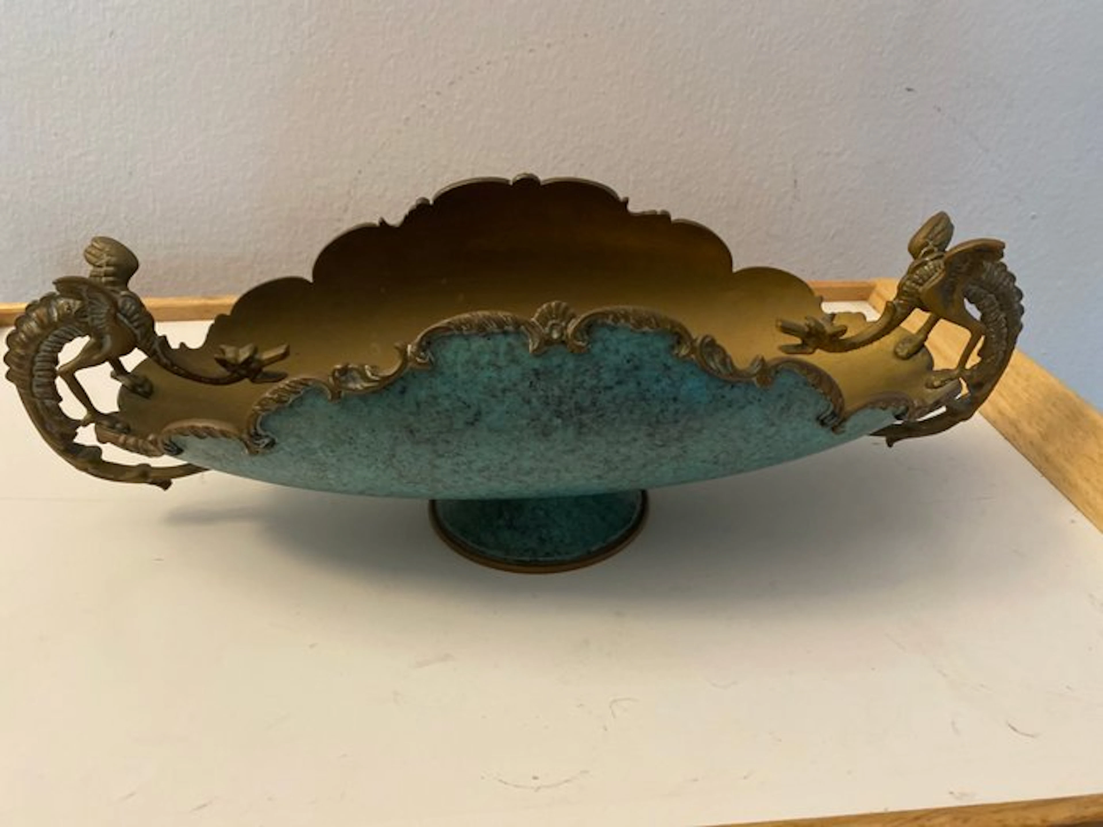 Centrepiece - Patinated bronze