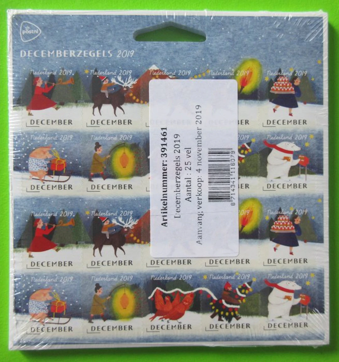 Netherlands 2019 - 500 × December stamps at the December...