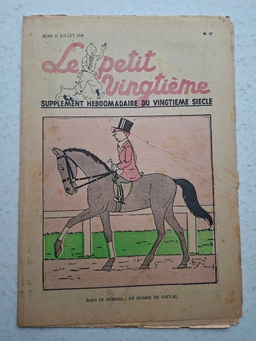Le Petit Vingtième - N° 29 - S - 1 Number - First edition - 1938