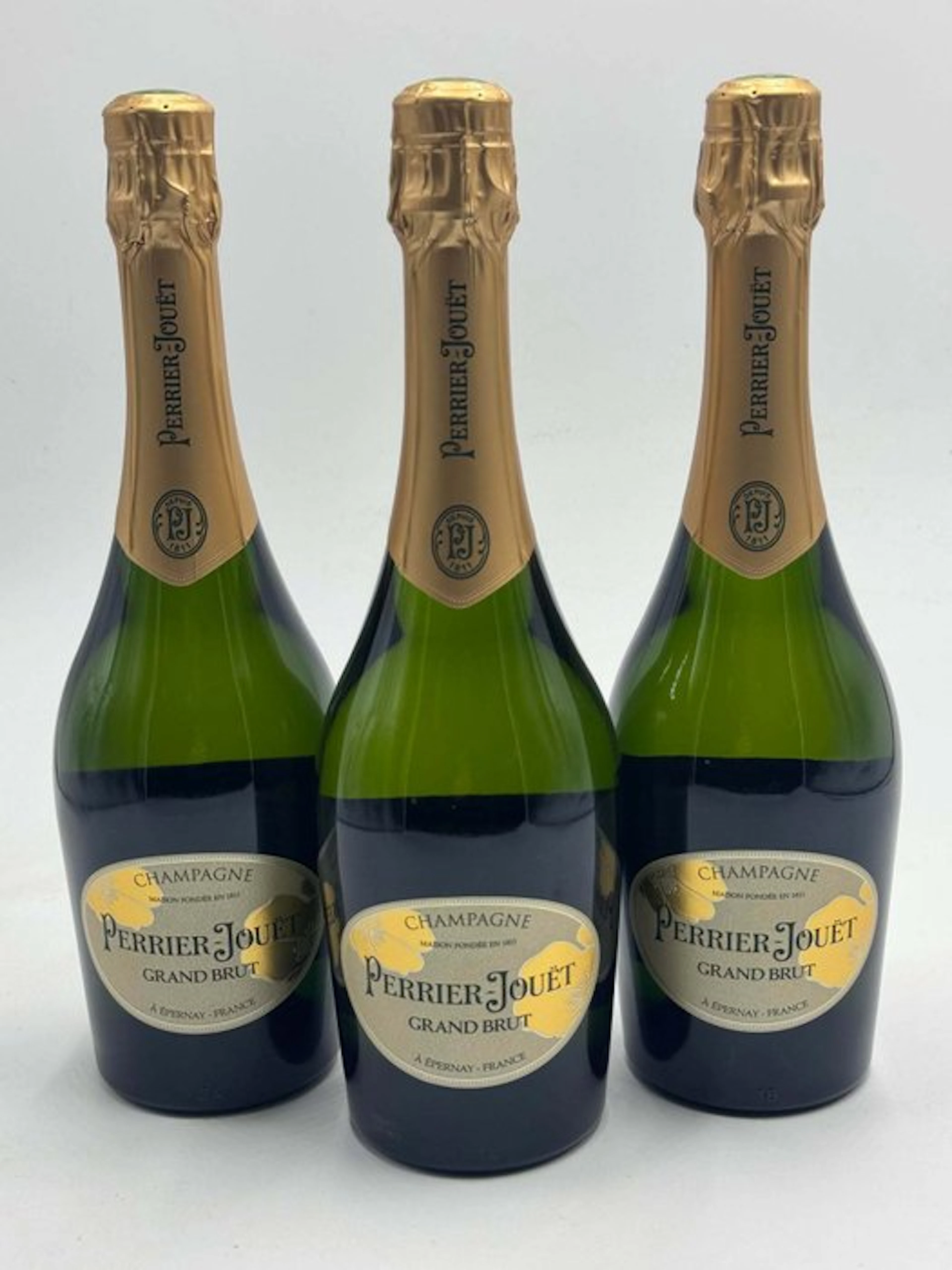 Perrier-Jouët, Grand Brut - Champagne - 3 Bottle (0.75L)