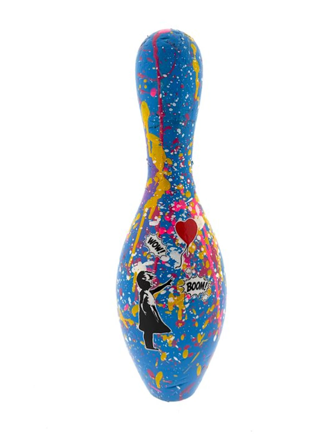 Koen Betjes (1992) - Banksy’s Girl with Balloon Bowling Pin