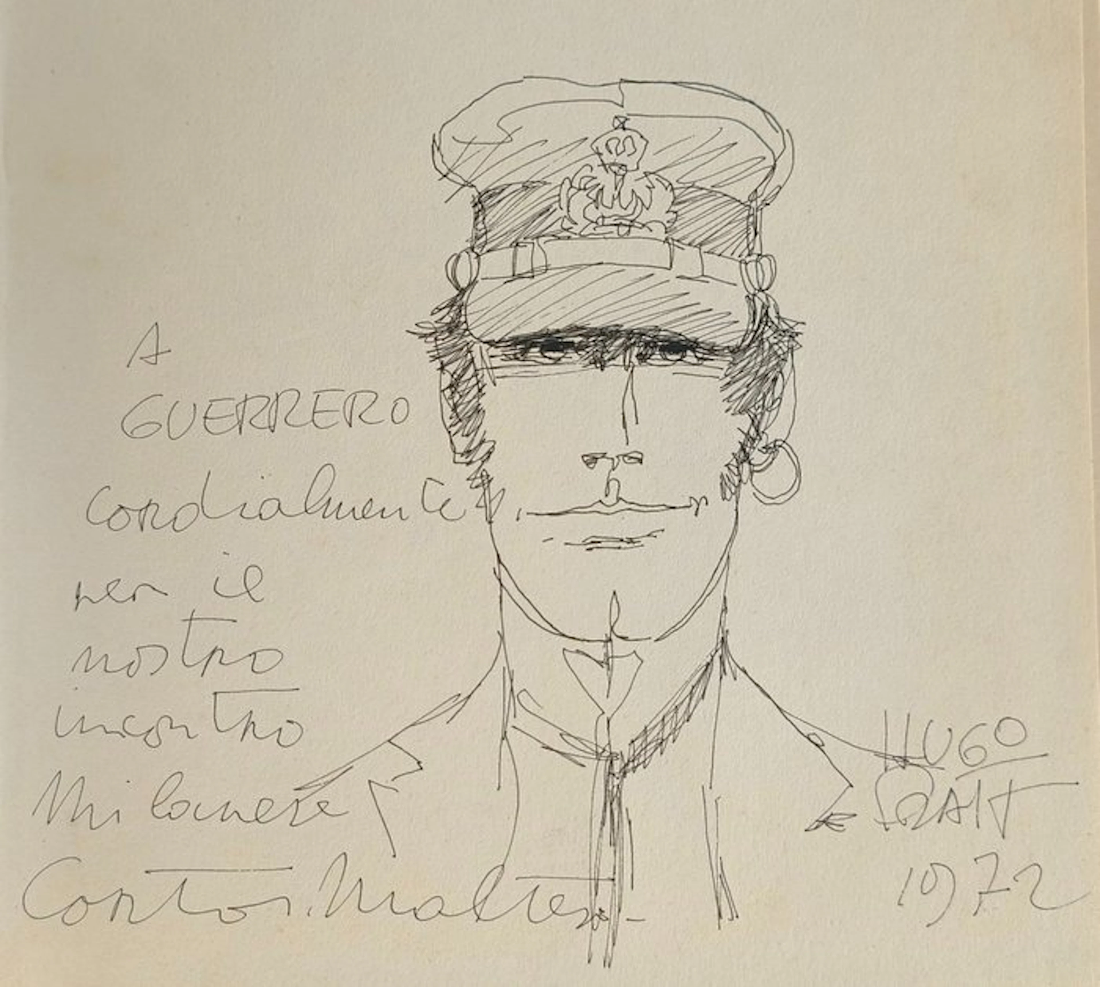 Corto Maltese - volume con dédicace originale di Hugo...