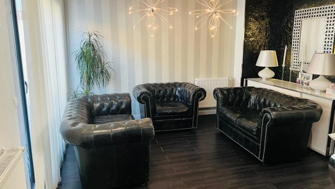 Maison du Monde - Sofa (3) - from - Calfskin - 3-piece Chesterfield sofa set