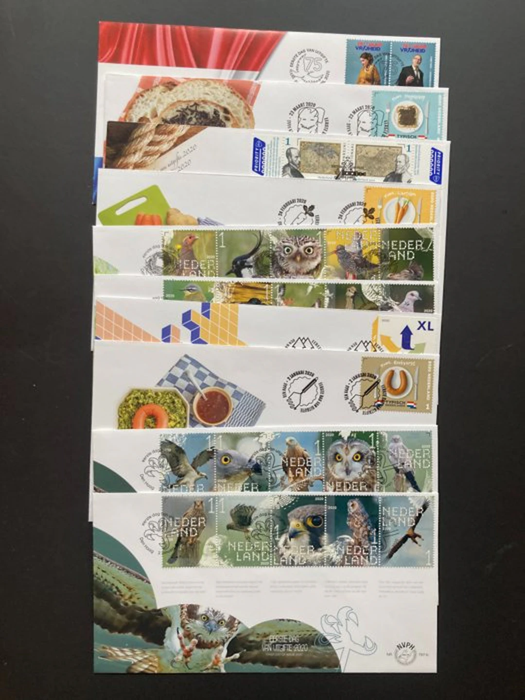 Netherlands - FDC's jaargang 2020 blanco
