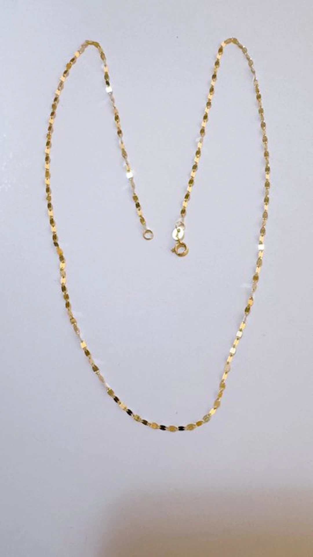 No reserve price - Necklace - 18 kt. Yellow gold - Mirror-polished