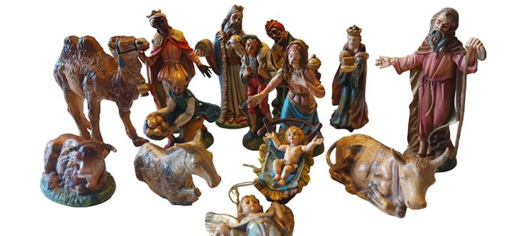 Italië 1960/70 - Nativity scene (15) - Resin