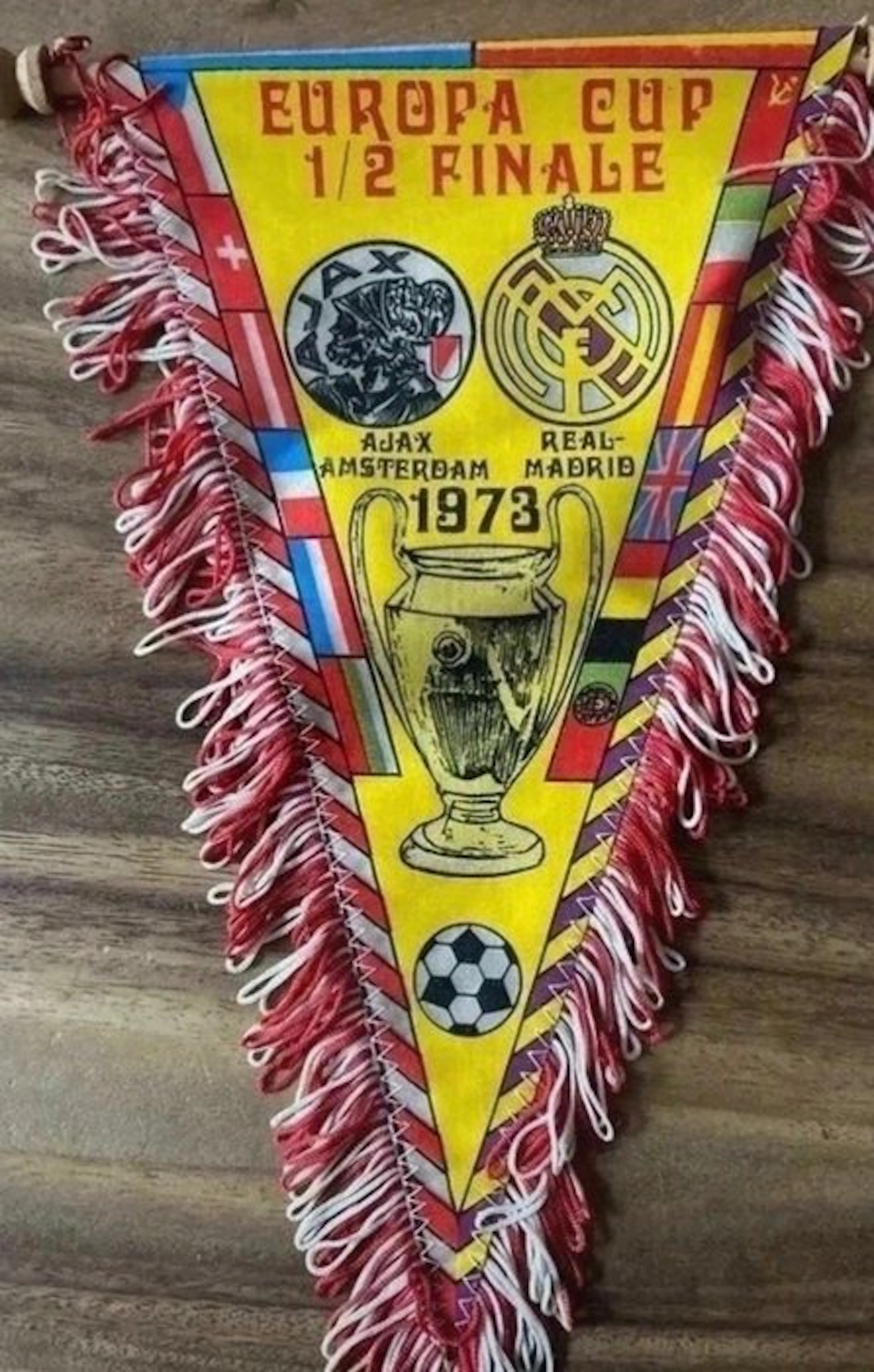 ajax real madrid - europa cup - 1973