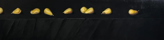 Antonio Fuertes (1970) - Peren op zwart laken