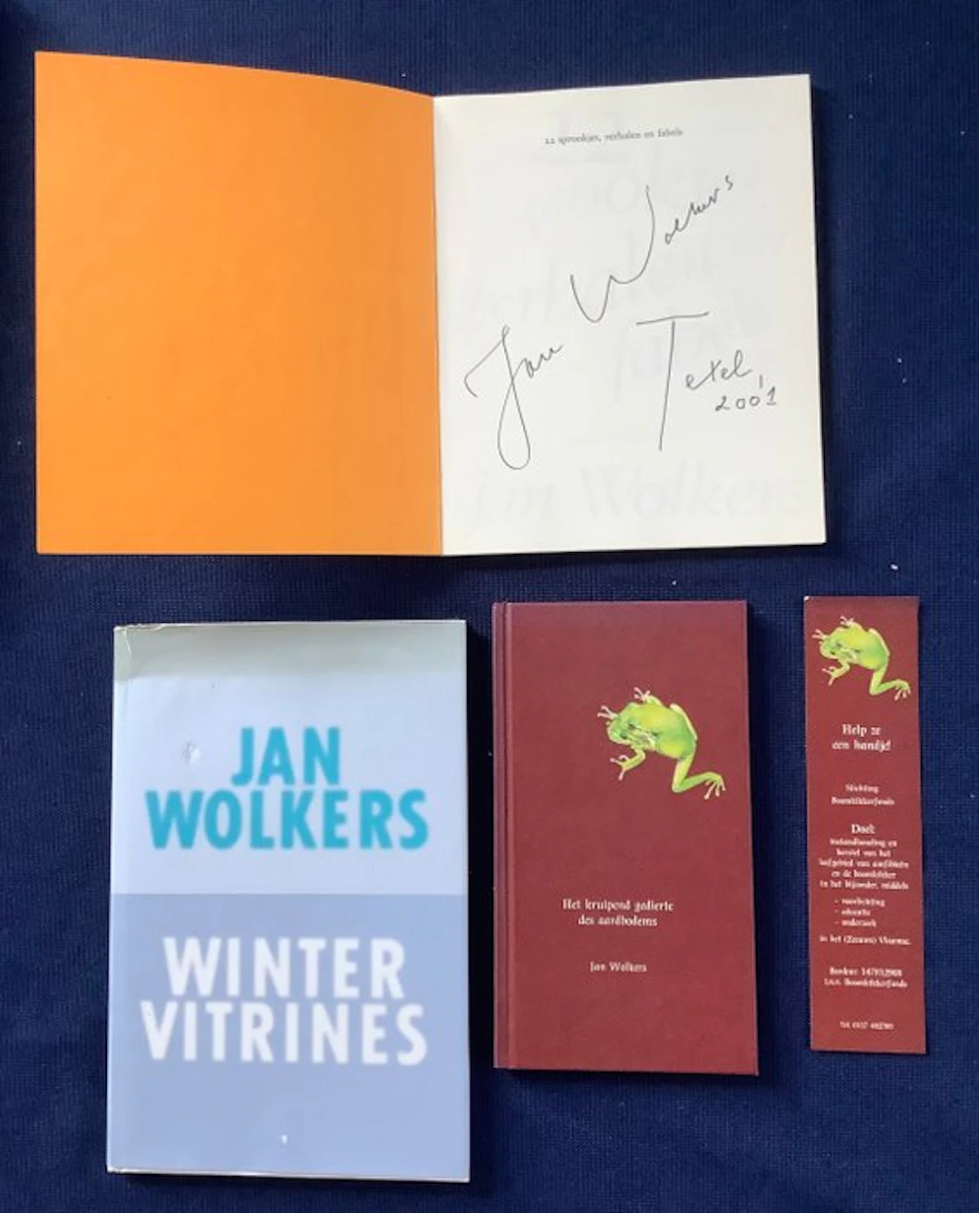 Gesigneerd; Jan Wolkers - Kruipend gedierte des aardbodems