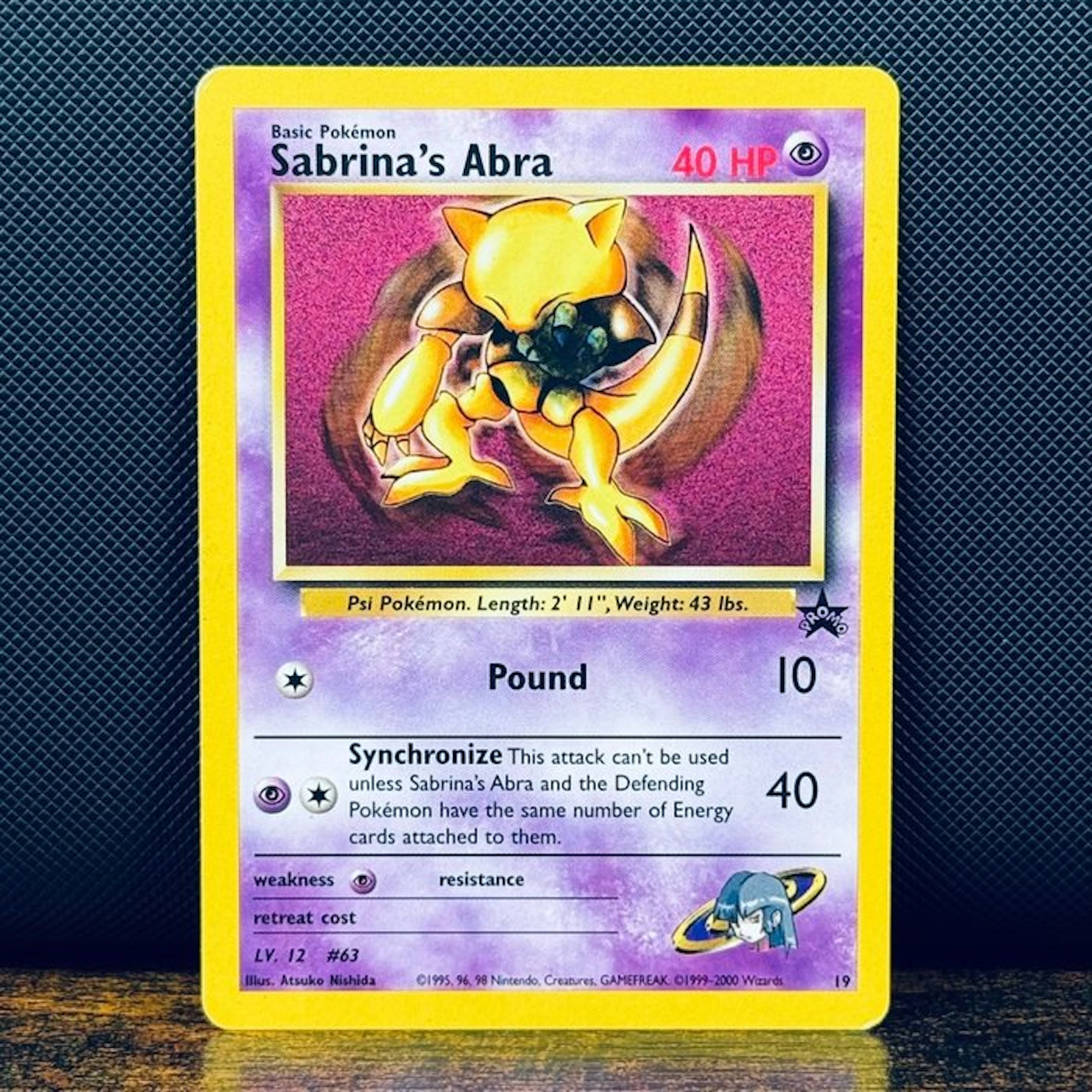 Pokémon Card - Sabrina's Abra 19 – Pokémon