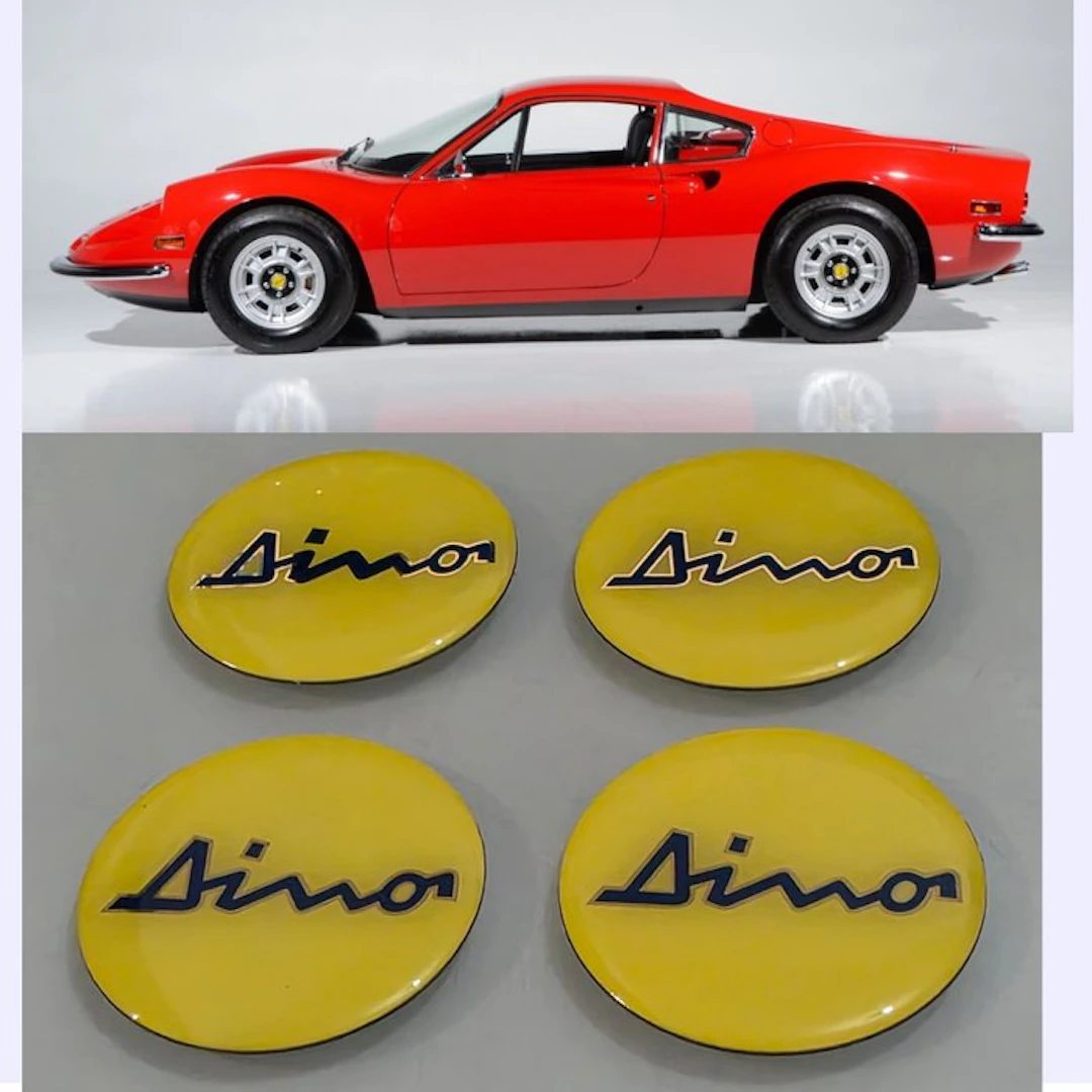 Ferrari Dino 246 wheel caps (set of 4) - Ferrari - New...