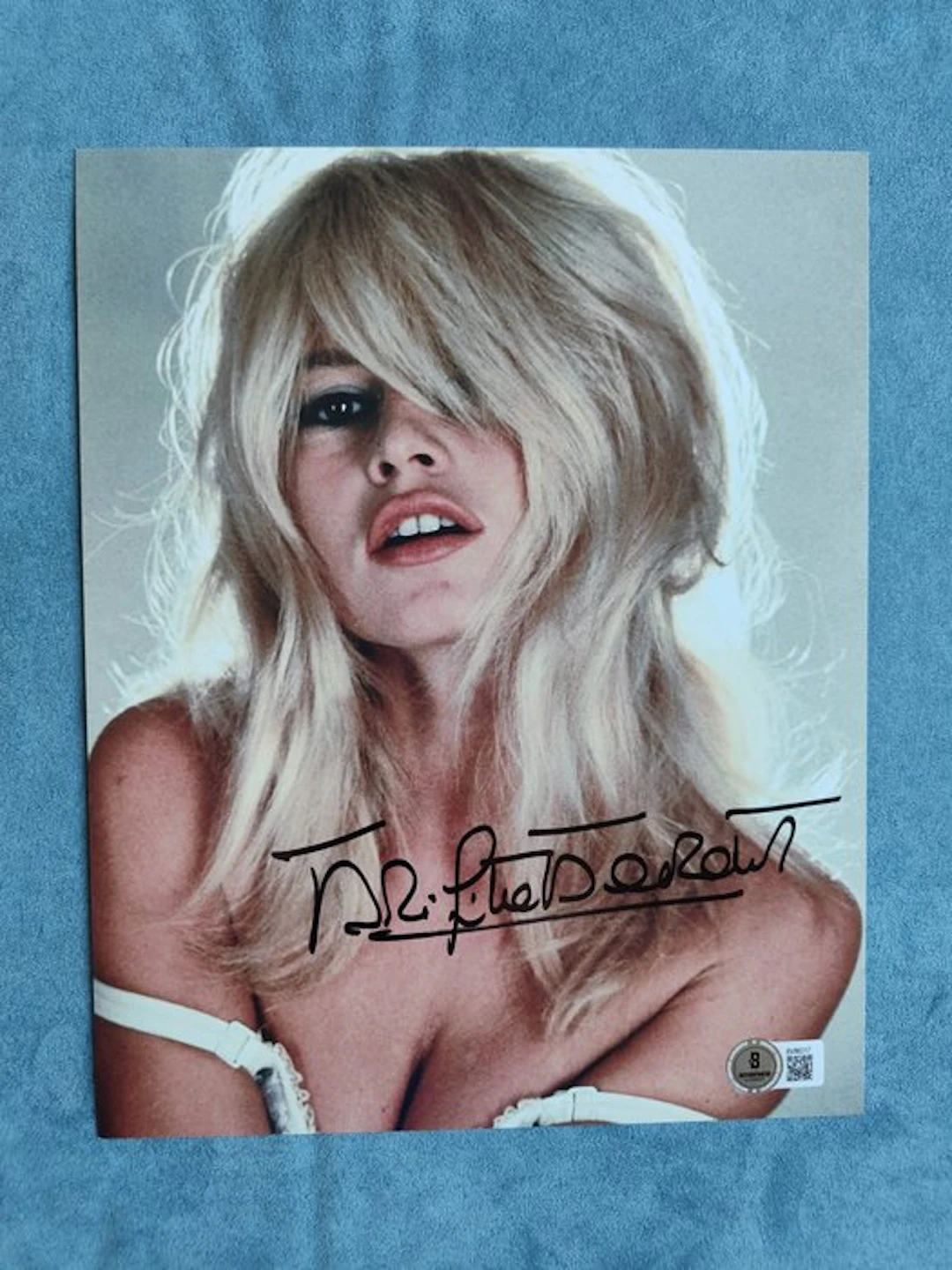 Brigitte Bardot - Fotografia autografata - Beckett Authentication BAS