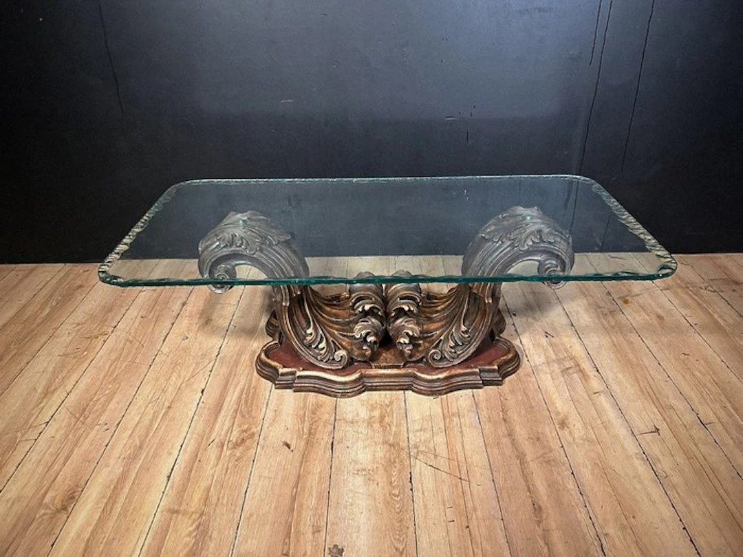 Centre table - Wood - Antique Florentine Side Table