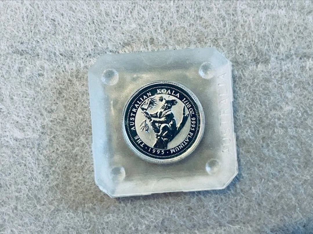 Australia. 15 Dollars 1995, Koala, 1/10 Oz Platinum