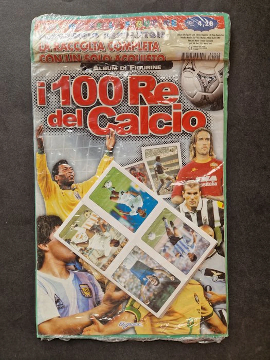 Edigamma I 100 re del calcio - 1 Empty album + complete...