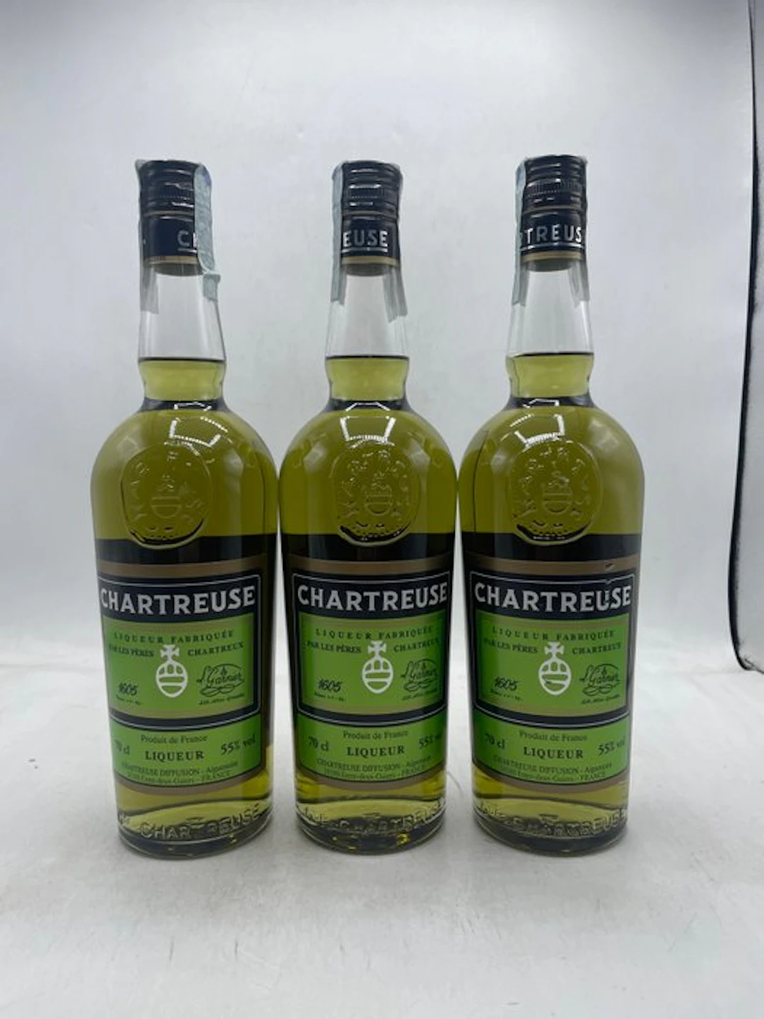 Chartreuse - Green - Aiguenoire - b. 2026 - 70cl - 3 bottles