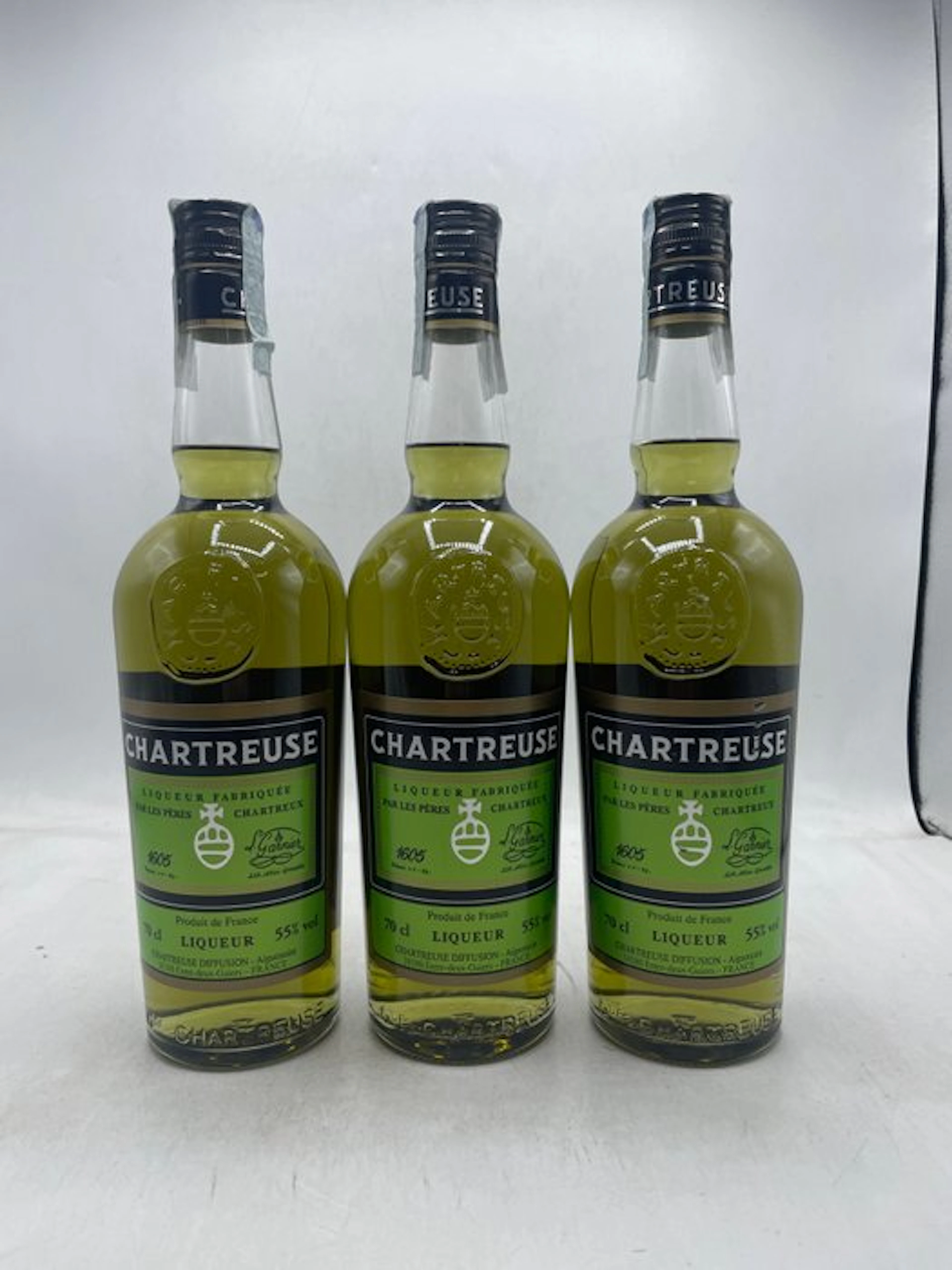 Chartreuse - Green - Aiguenoire - b. 2026 - 70cl - 3 bottles