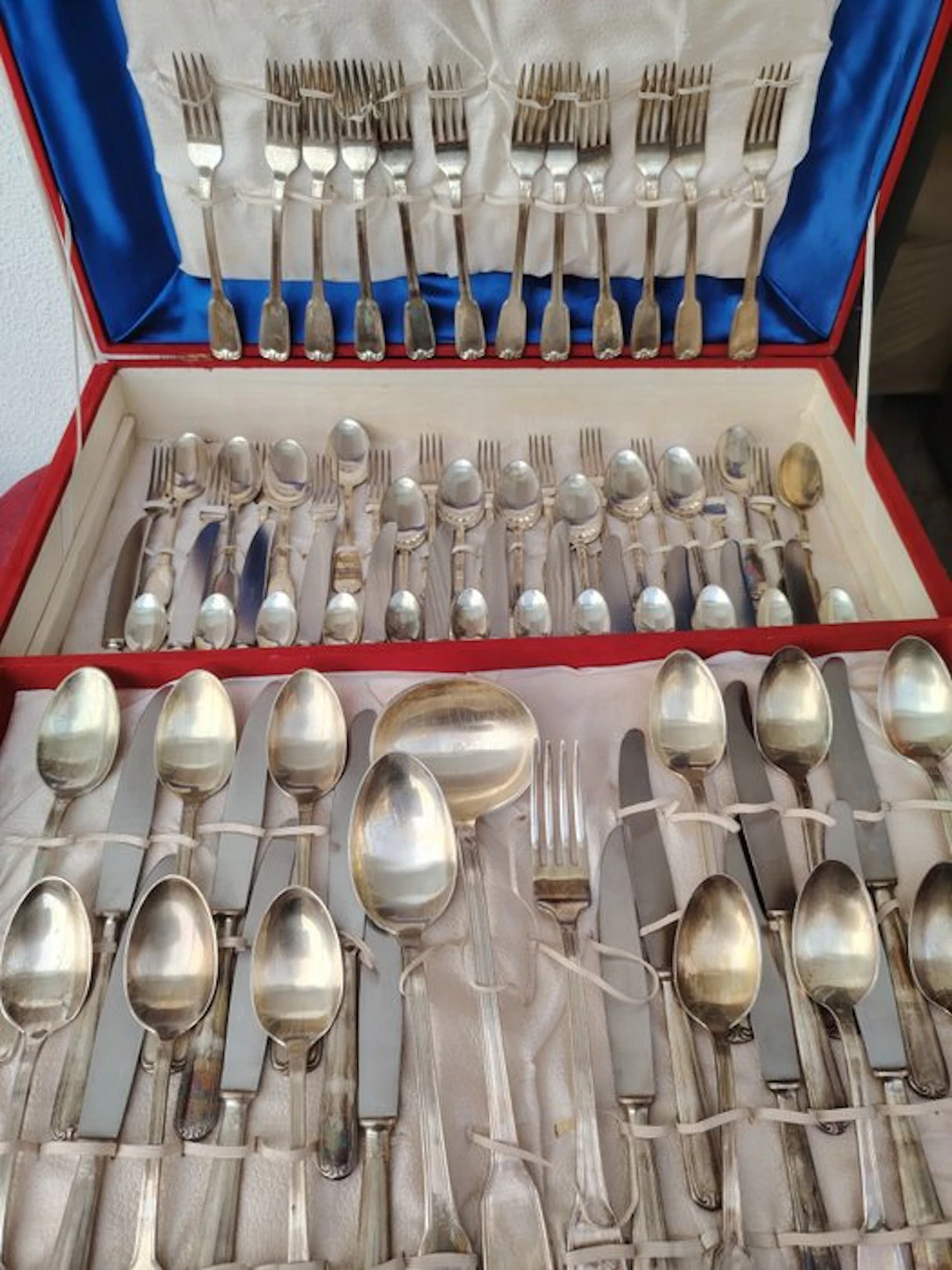 Cutlery set for 12 (87) - Silverplated