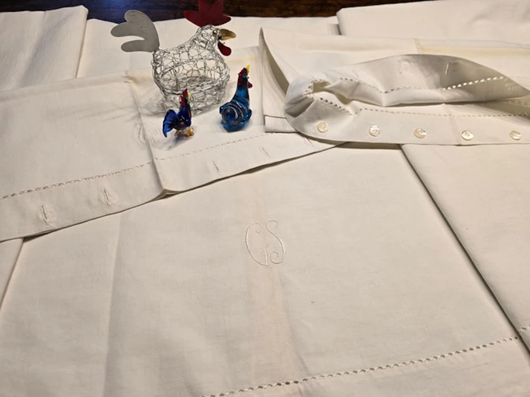 Bed sheet (3) - 270 cm - 230 cm - Ancient trousseaus