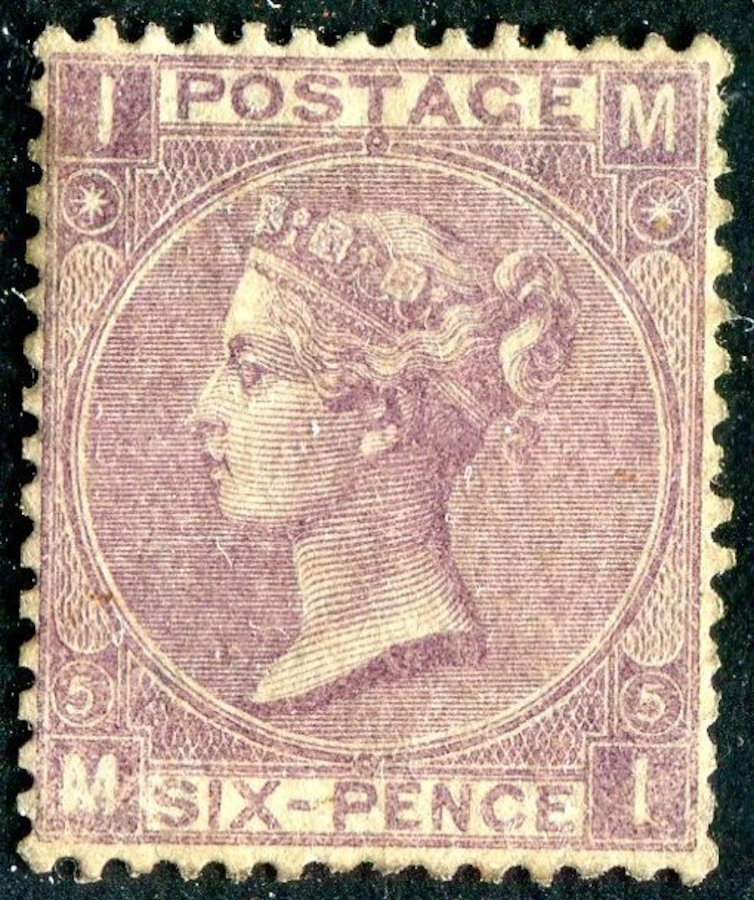 Great Britain 1867 - Victoria, 6d lilac, with hyphen, pt.5, wmk. Emblems