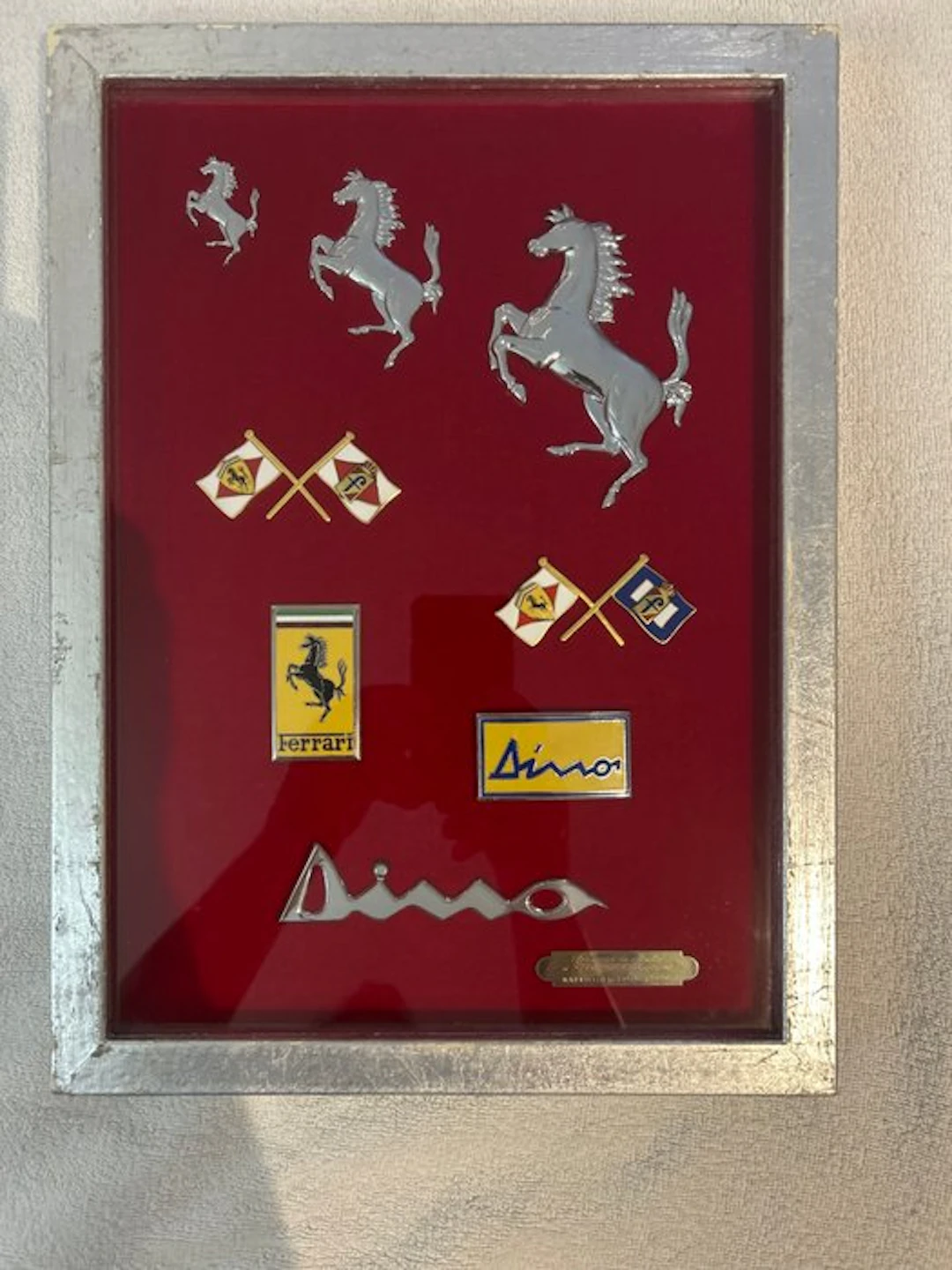 Targa/Plaque/Memorabilia - Ferrari - Targa plaque memorabilia - 1972