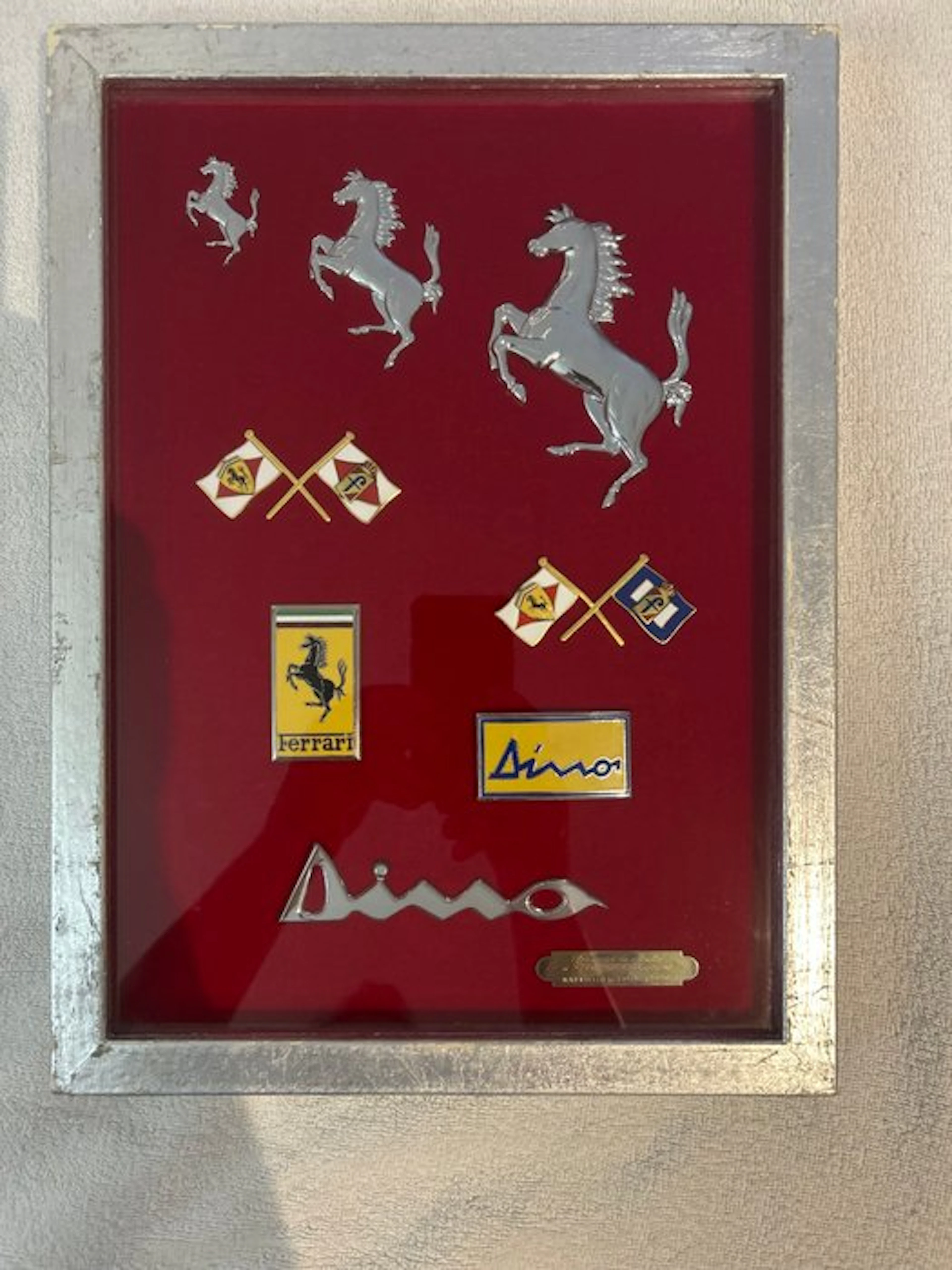 Targa/Plaque/Memorabilia - Ferrari - Targa plaque memorabilia - 1972