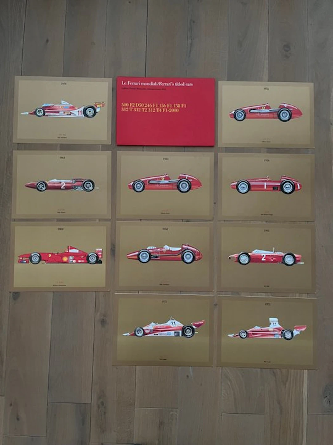 Portfolio Le Ferrari mondiali/Ferrari's titled cars Galleria Ferrari