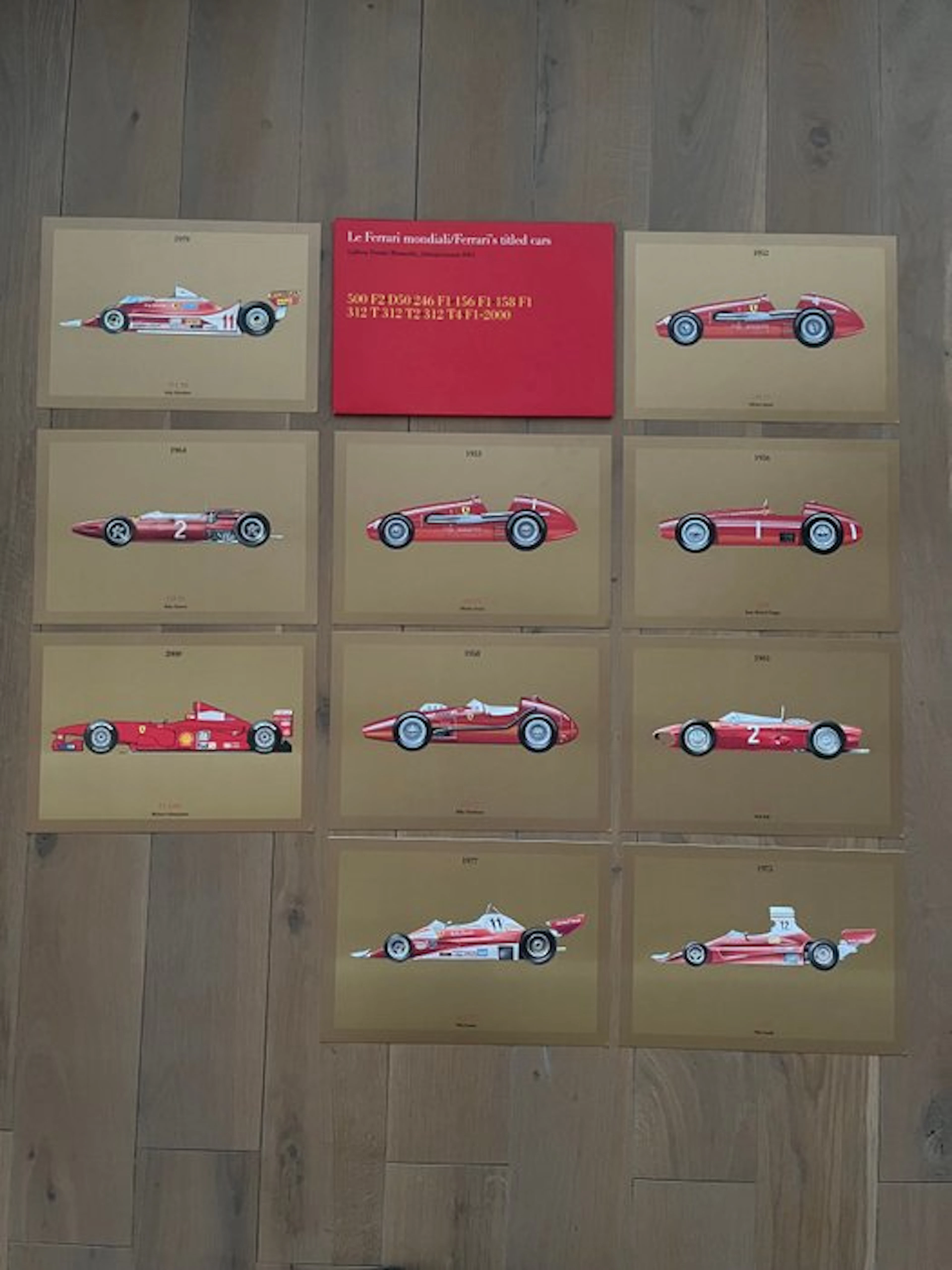 Portfolio Le Ferrari mondiali/Ferrari's titled cars Galleria Ferrari