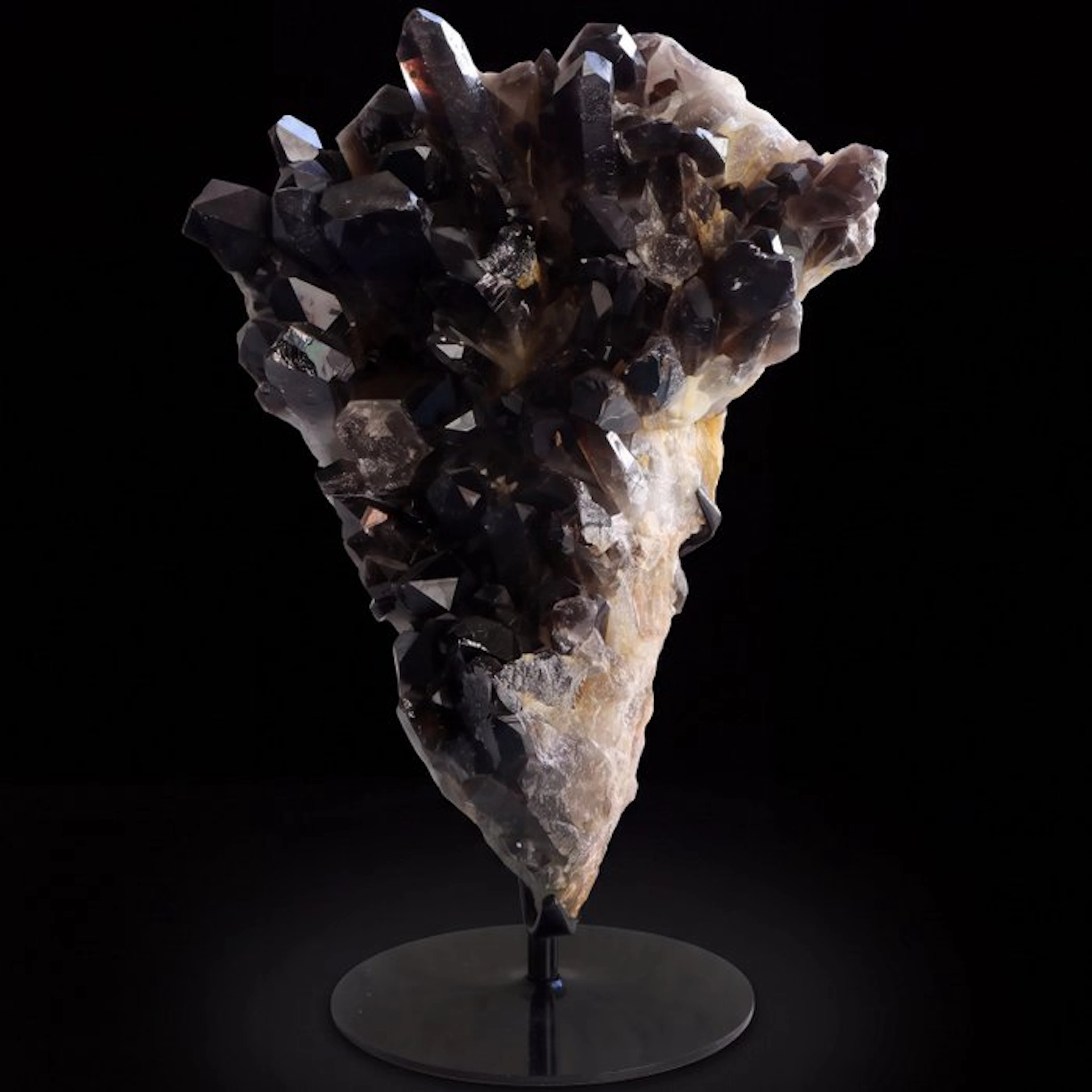 Smokey Quartz - 44x30x17 cm - Geode- 10.9 kg