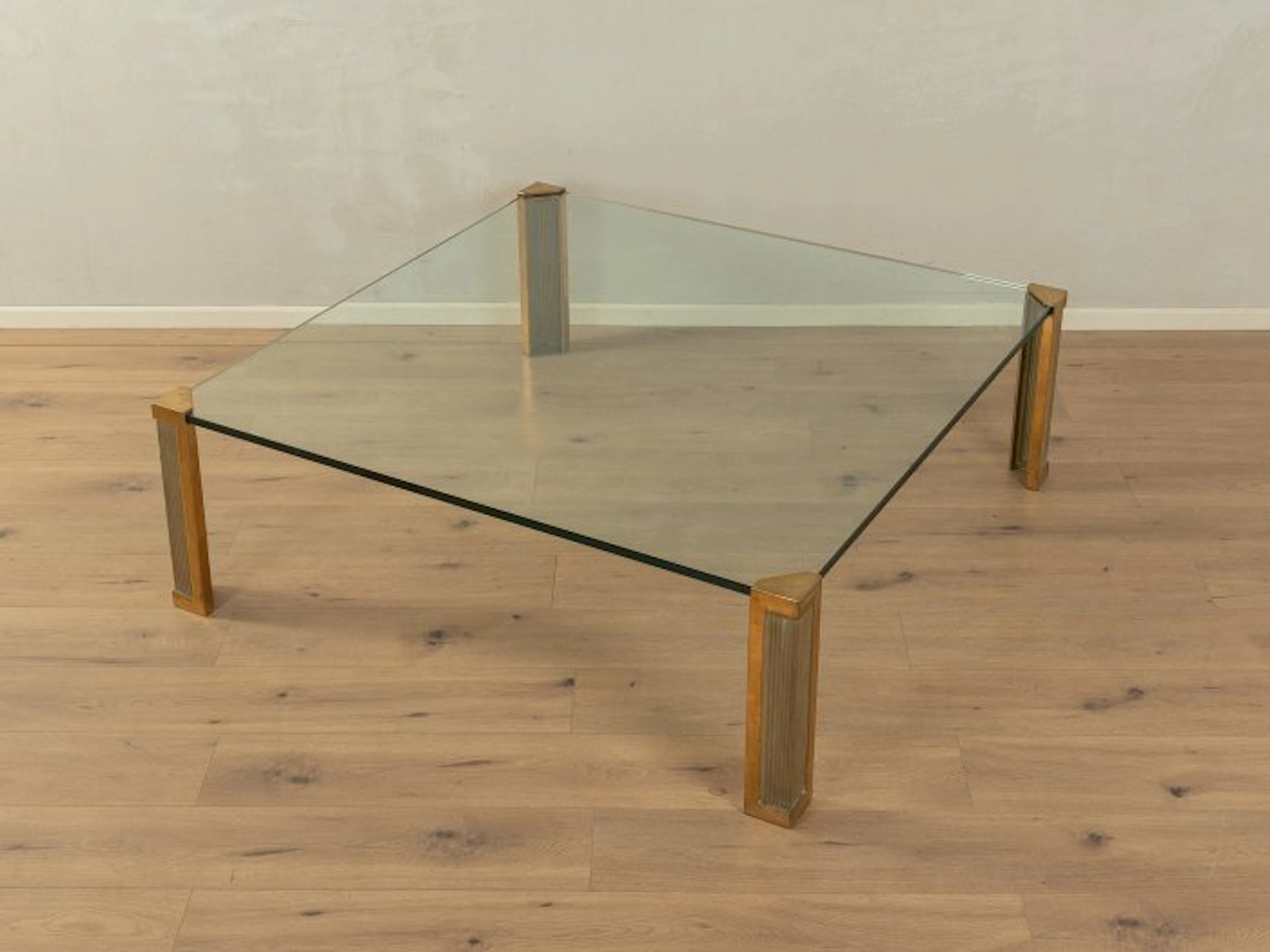 Peter Ghyczy - Coffee table - Glass, Brass