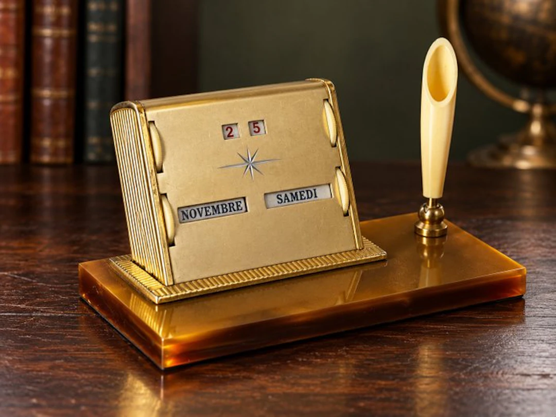 Perpetual calendar - Elegant French Vintage Perpetual...