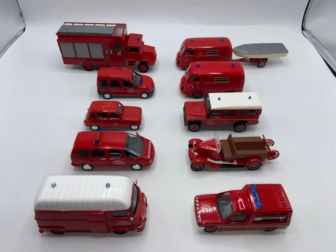 Solido 1:43 - Model truck (10) - Fire Department Vehicles