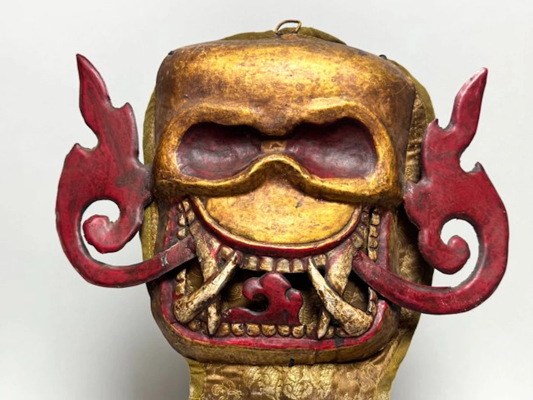 Mask of Citipati Skeletal Deity - Nepal (No reserve price)