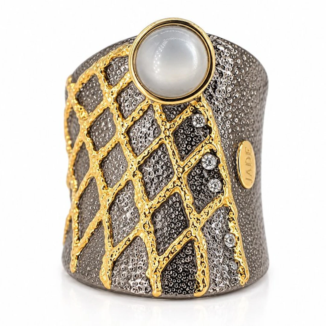 No reserve price - Ring Gold-plated, Silver - 1.80ct. tw. - Exclusive edition