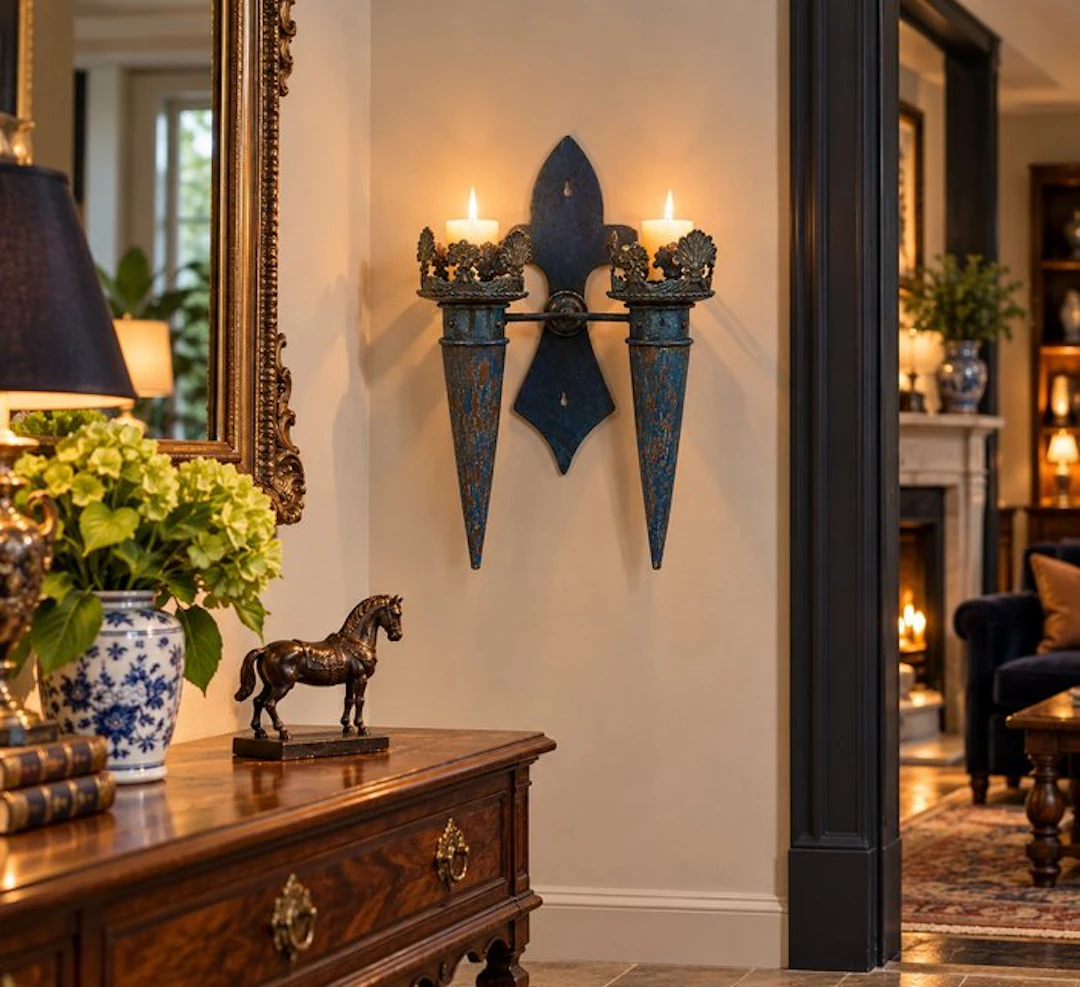 Wall decoration - Europe - blue wall sconce