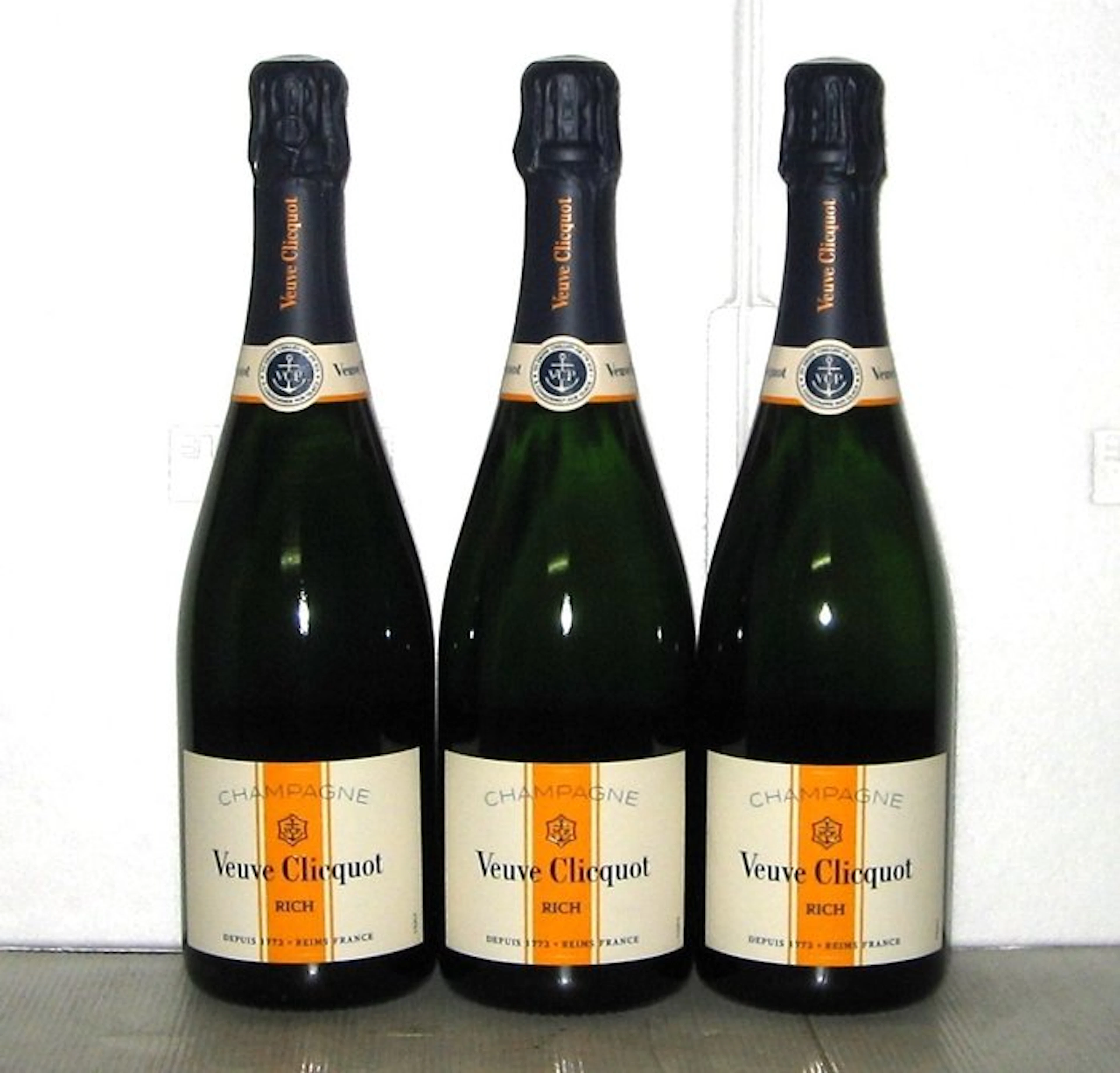Veuve Clicquot, Rich - Champagne Brut - 3 Bottles (0.75L)