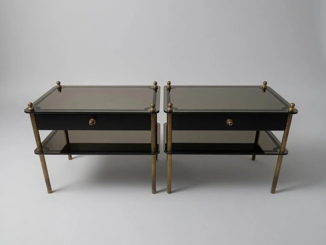 Nightstand - Brass