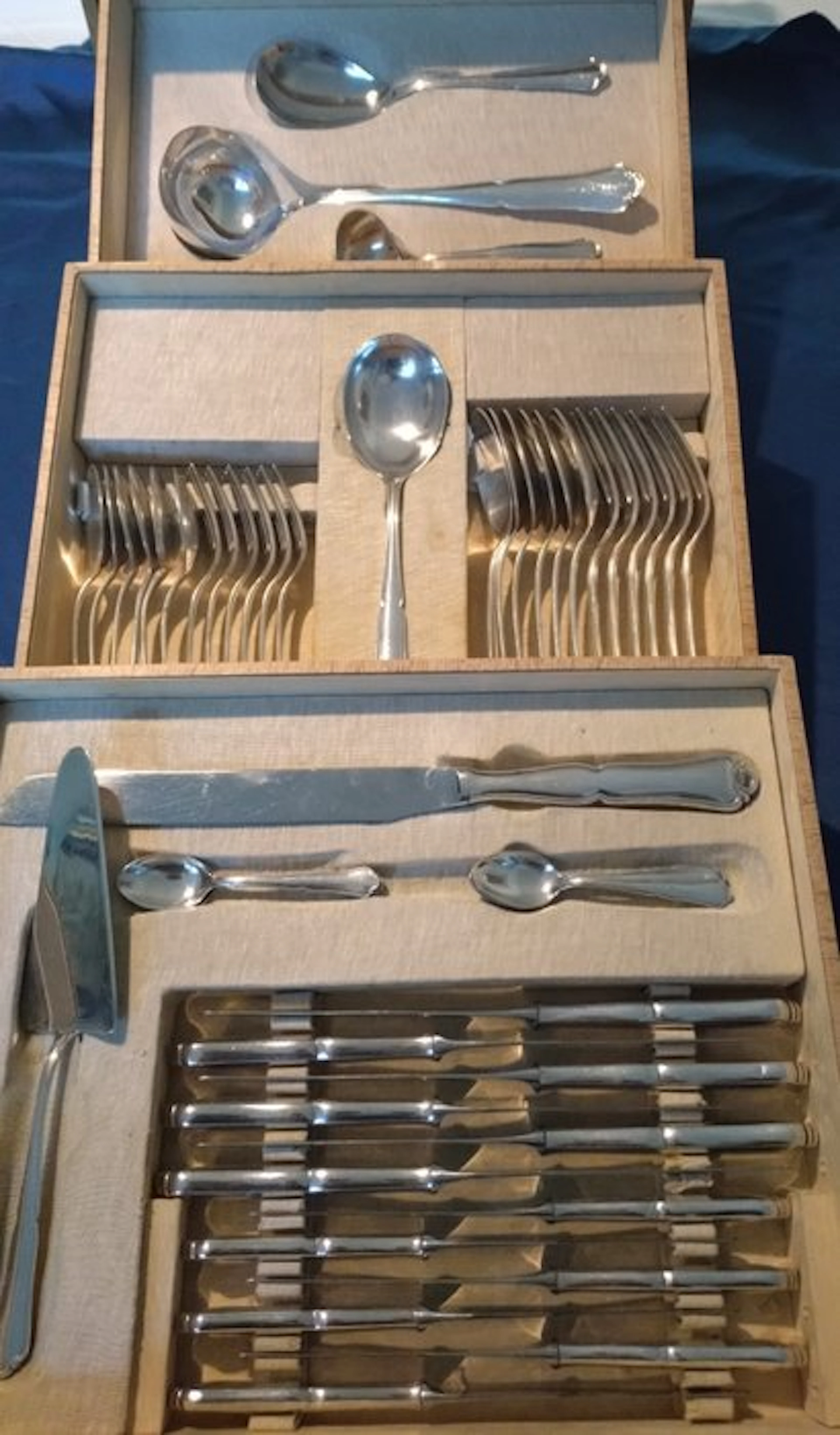 GERO - Karl Dittert - Cutlery set for 6 (49) - Rhapsode (265) - Silverplated