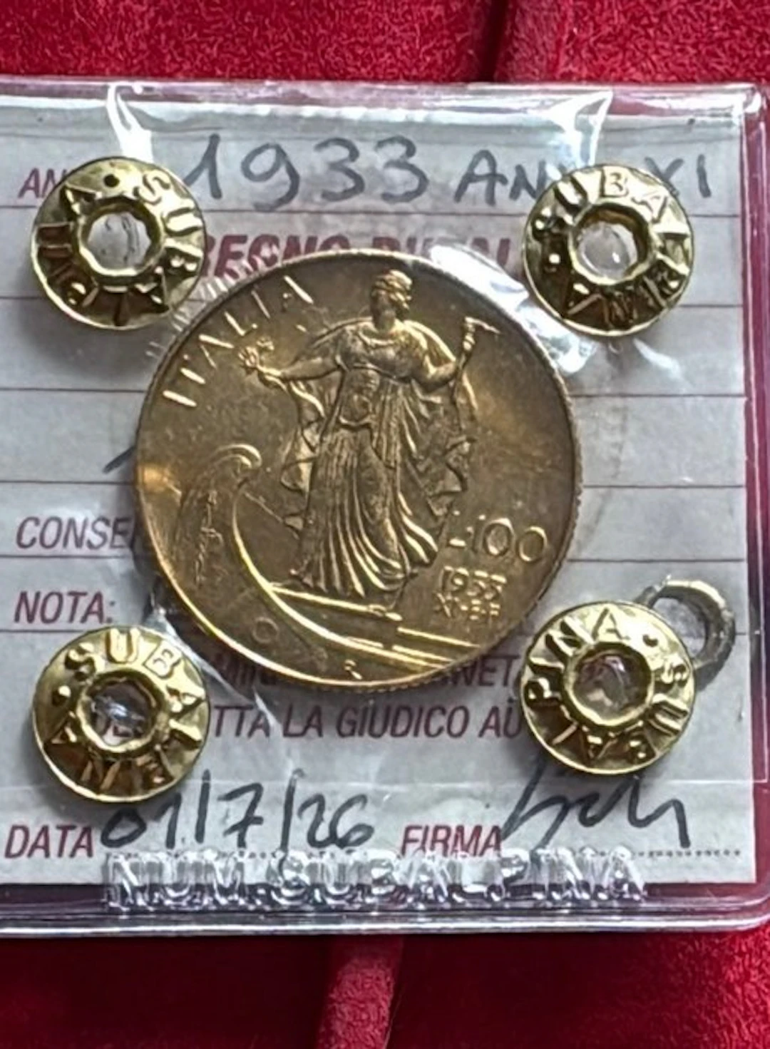 Italy, Kingdom Vittorio Emanuele III. 100 Lire 1933 XI "Prora"